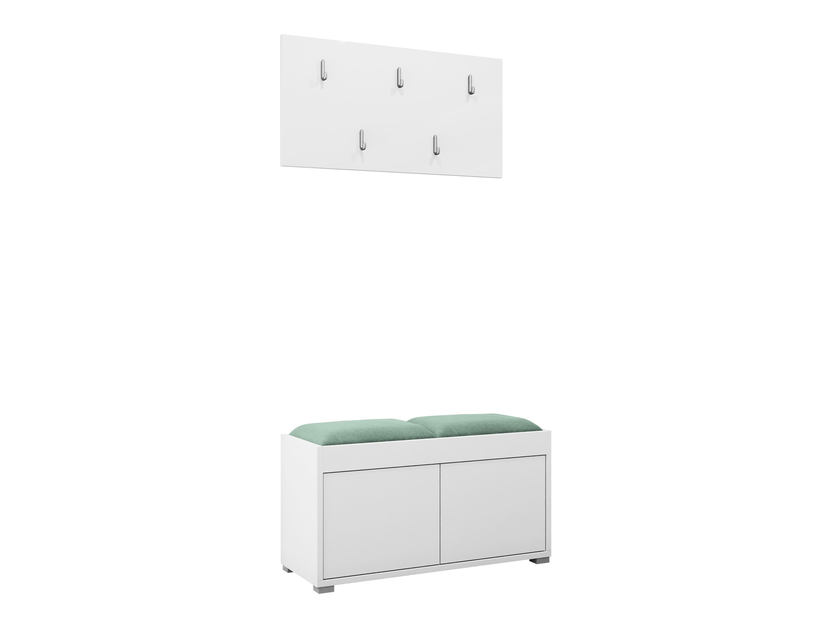 Set za hodnik Comfivo Tutela (Belo)