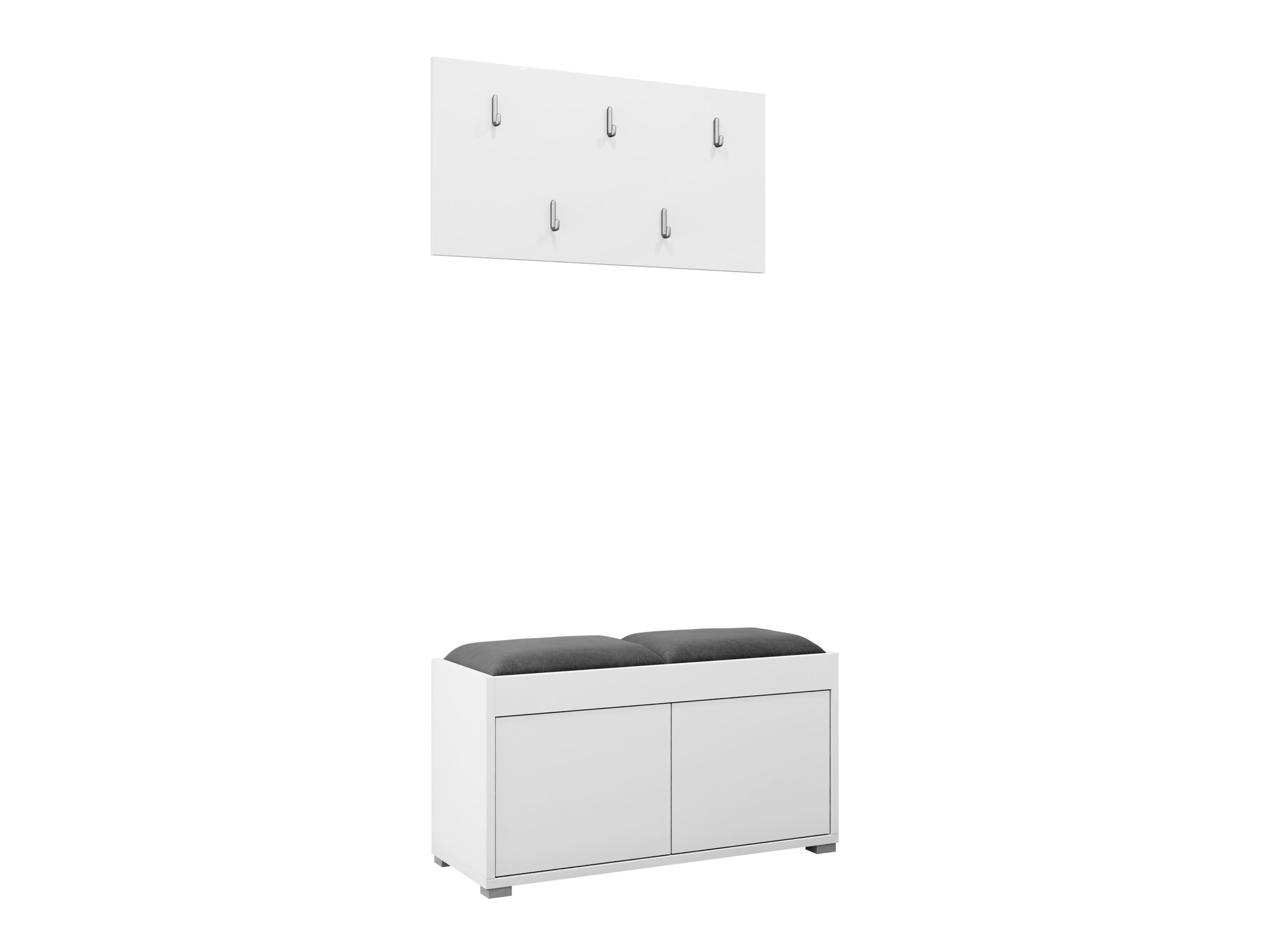 Set za hodnik Comfivo Tutela (Belo)