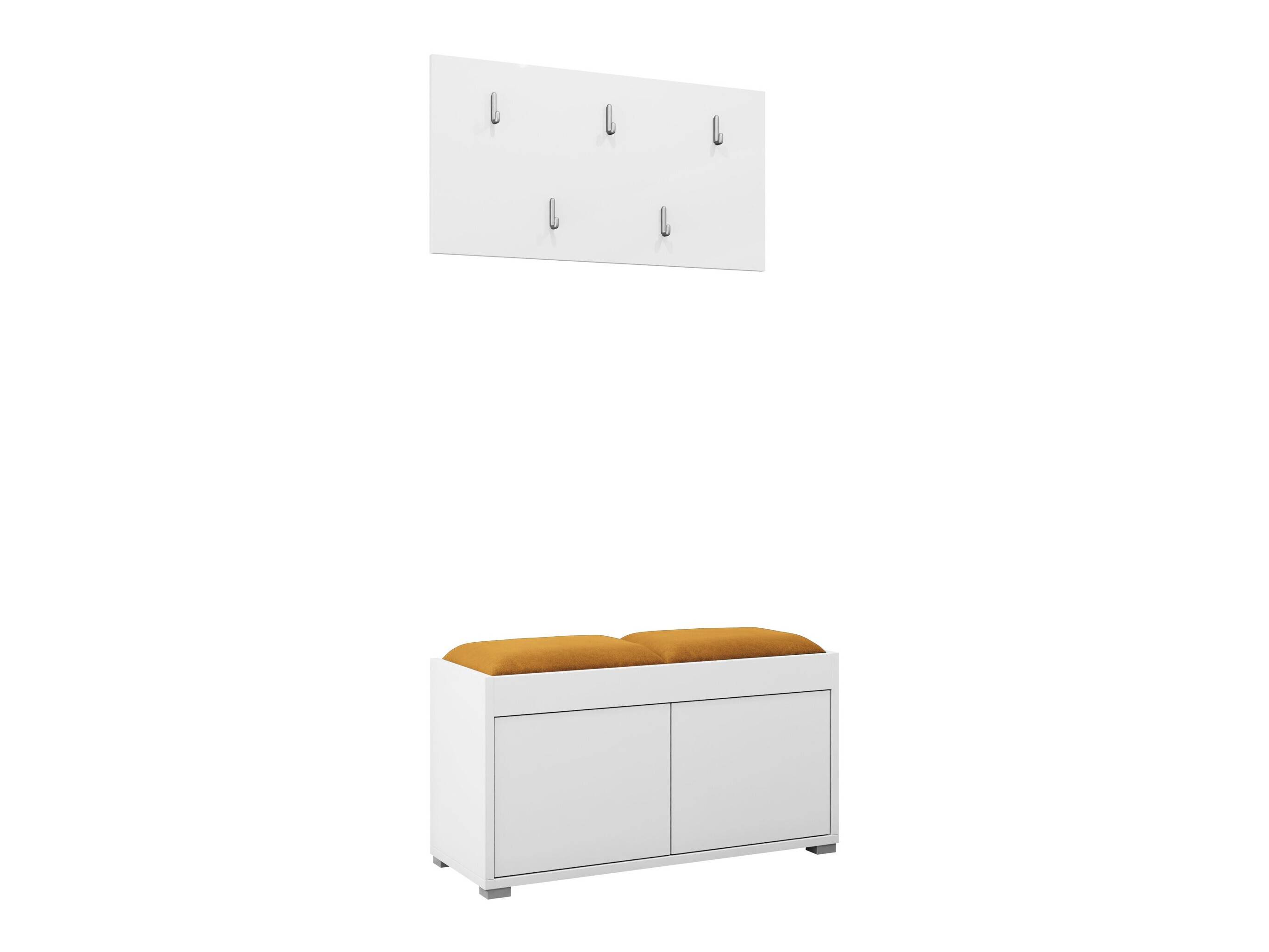 Set za hodnik Comfivo Tutela (Belo)