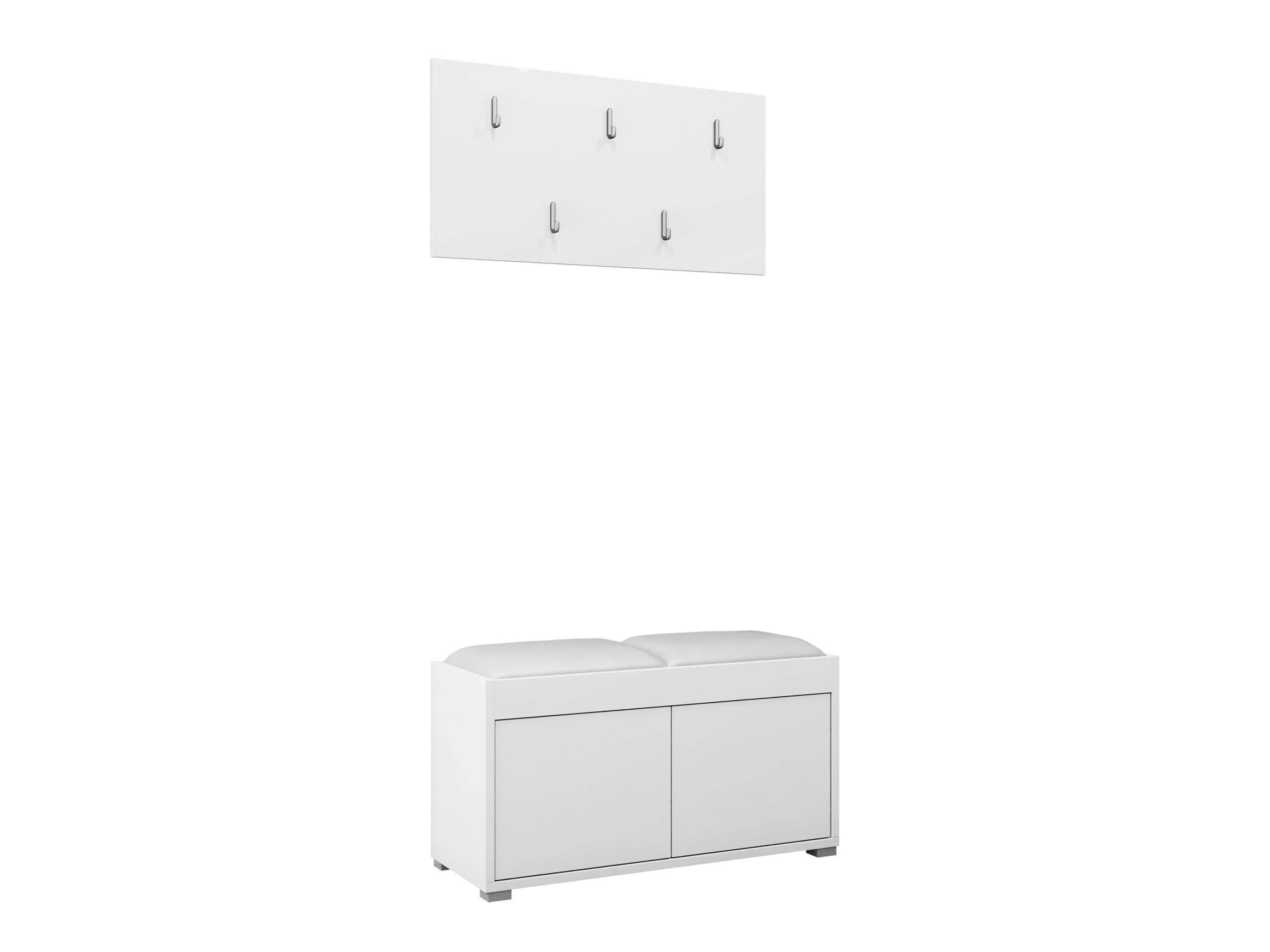 Set za hodnik Comfivo Tutela (Belo)