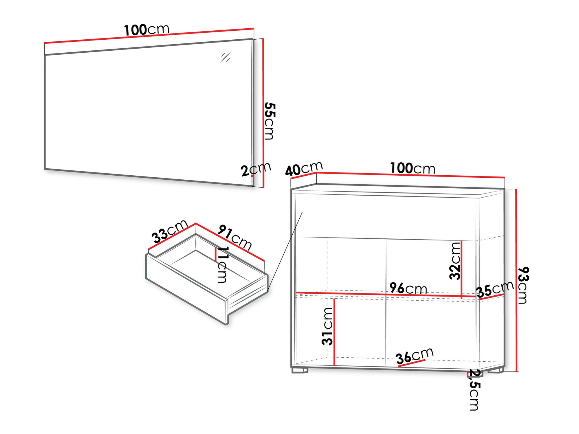 Set za hodnik Comfivo Tutela VI (Kašmir)