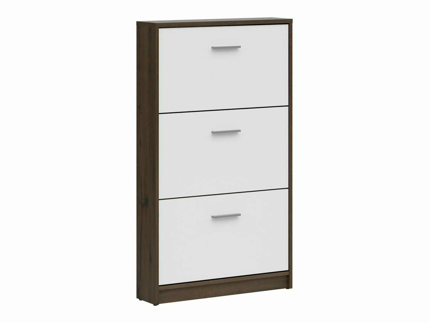 Cipelarnik Novsore 113 (Tamni hrast + Belo)