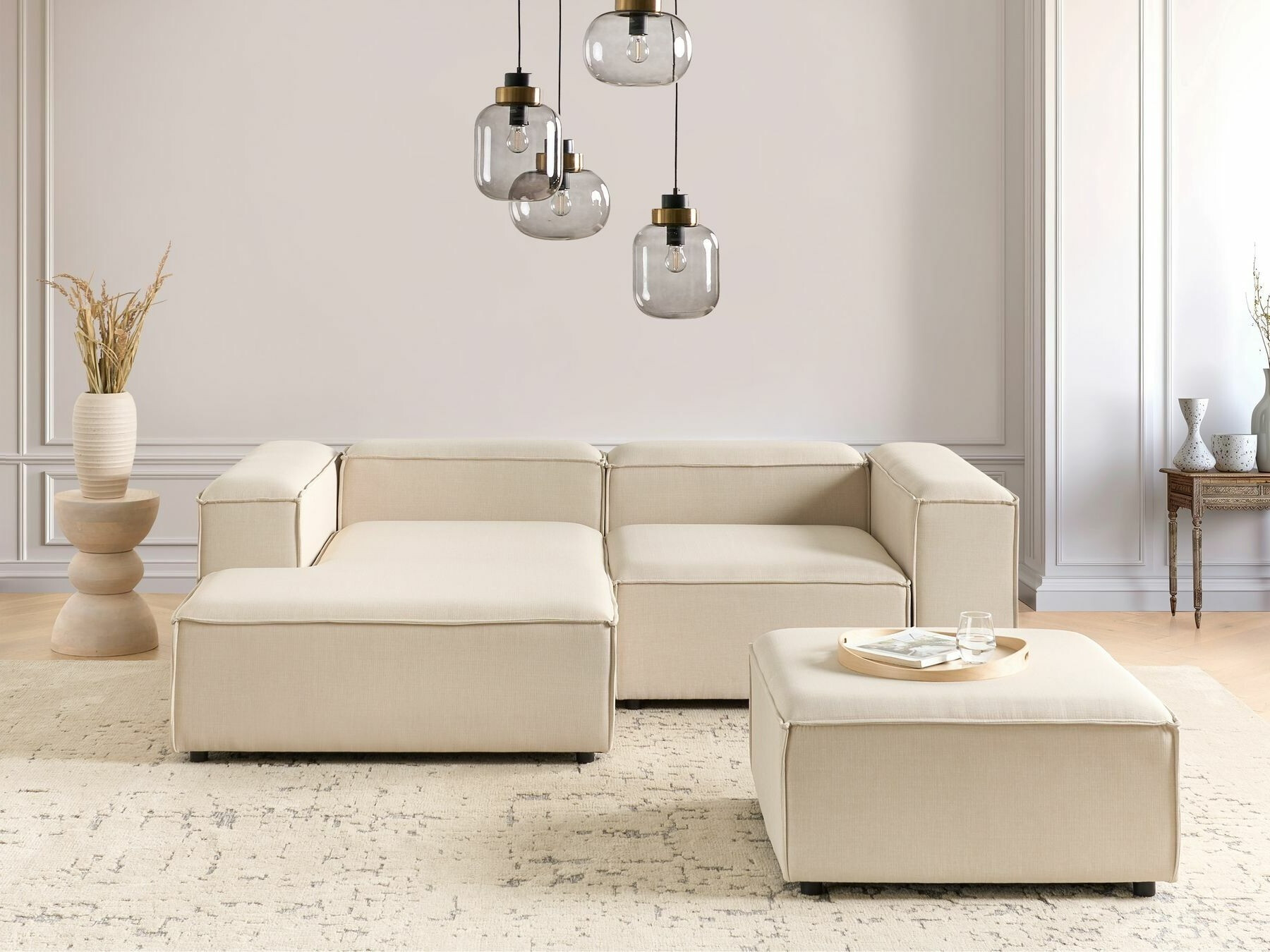 Modularne sedeće garniture Serophi 101 (Bež)