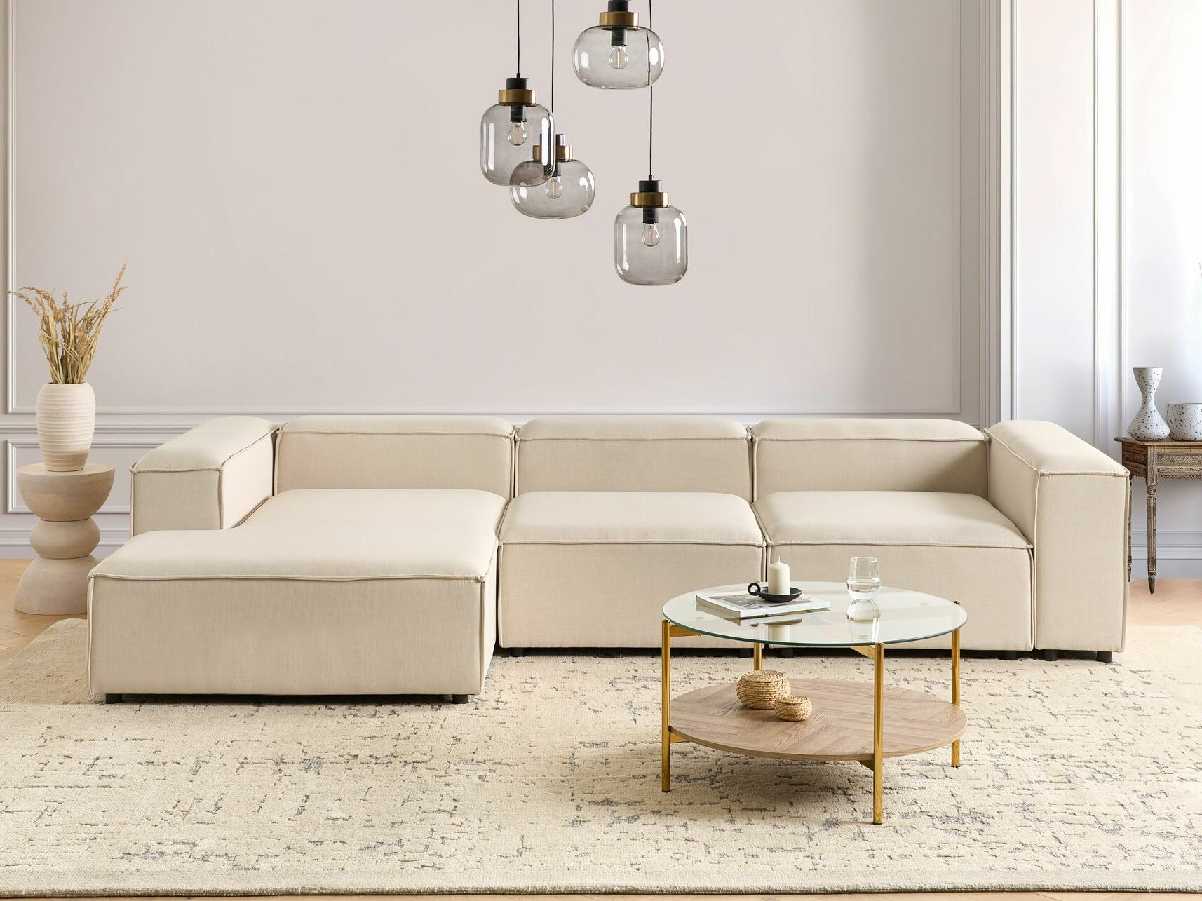 Modularne sedeće garniture Serophi 102 (Bež)