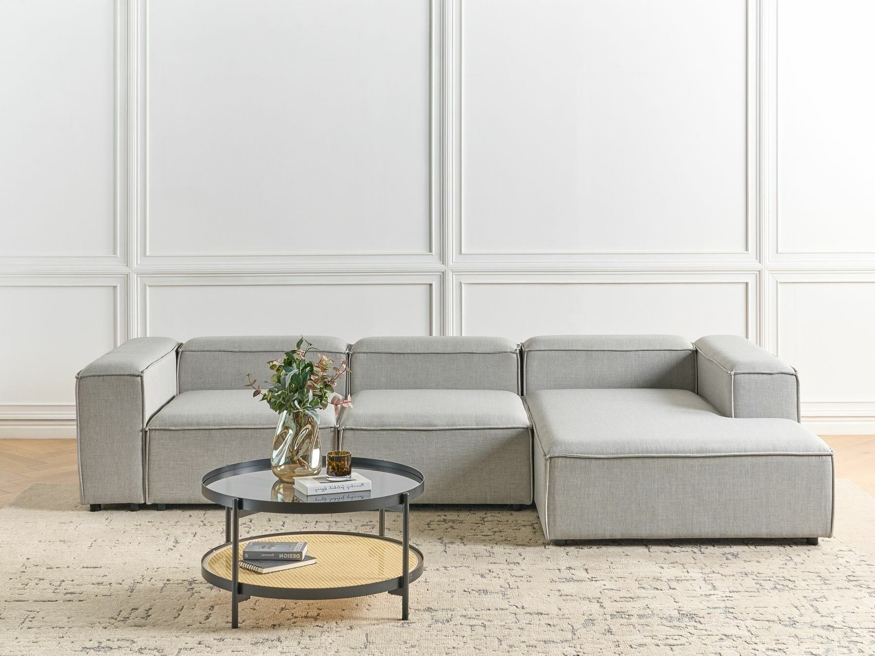 Modularne sedeće garniture Serophi 102 (Sivo)