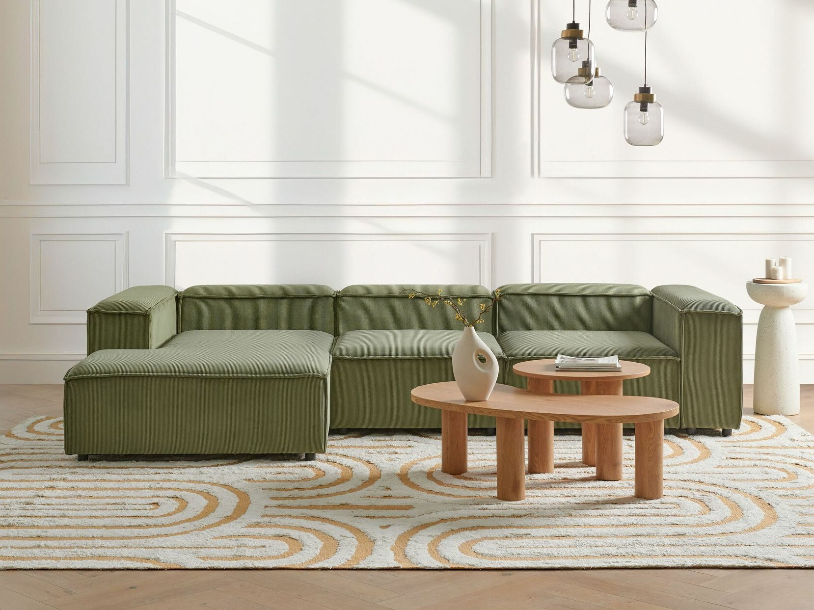 Modularne sedeće garniture Serophi 102 (Zelena)