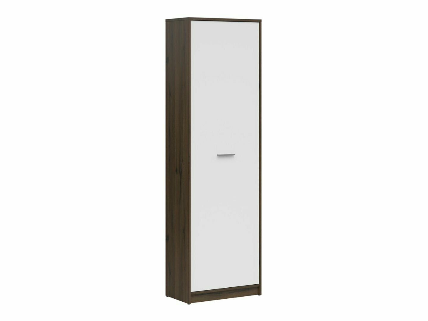 Polica Novsore 114 (Tamni hrast + Belo)