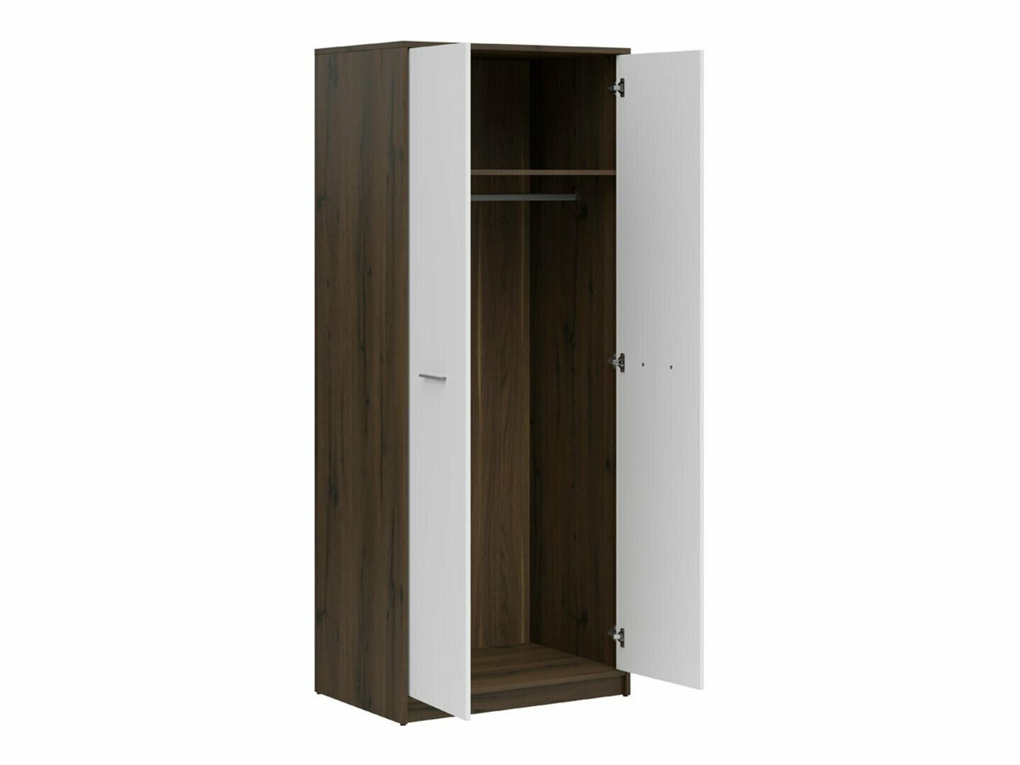 Ormar Novsore 120 (Tamni hrast + Belo)