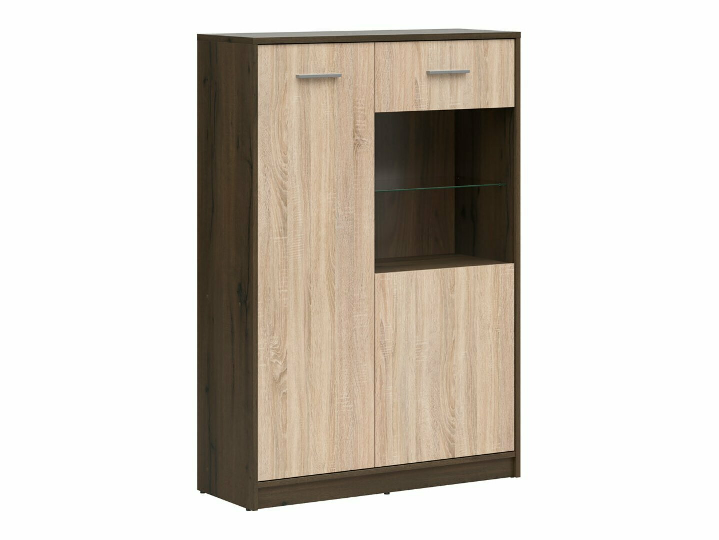 Polica Novsore 138 (Tamni hrast + Sonoma hrast)