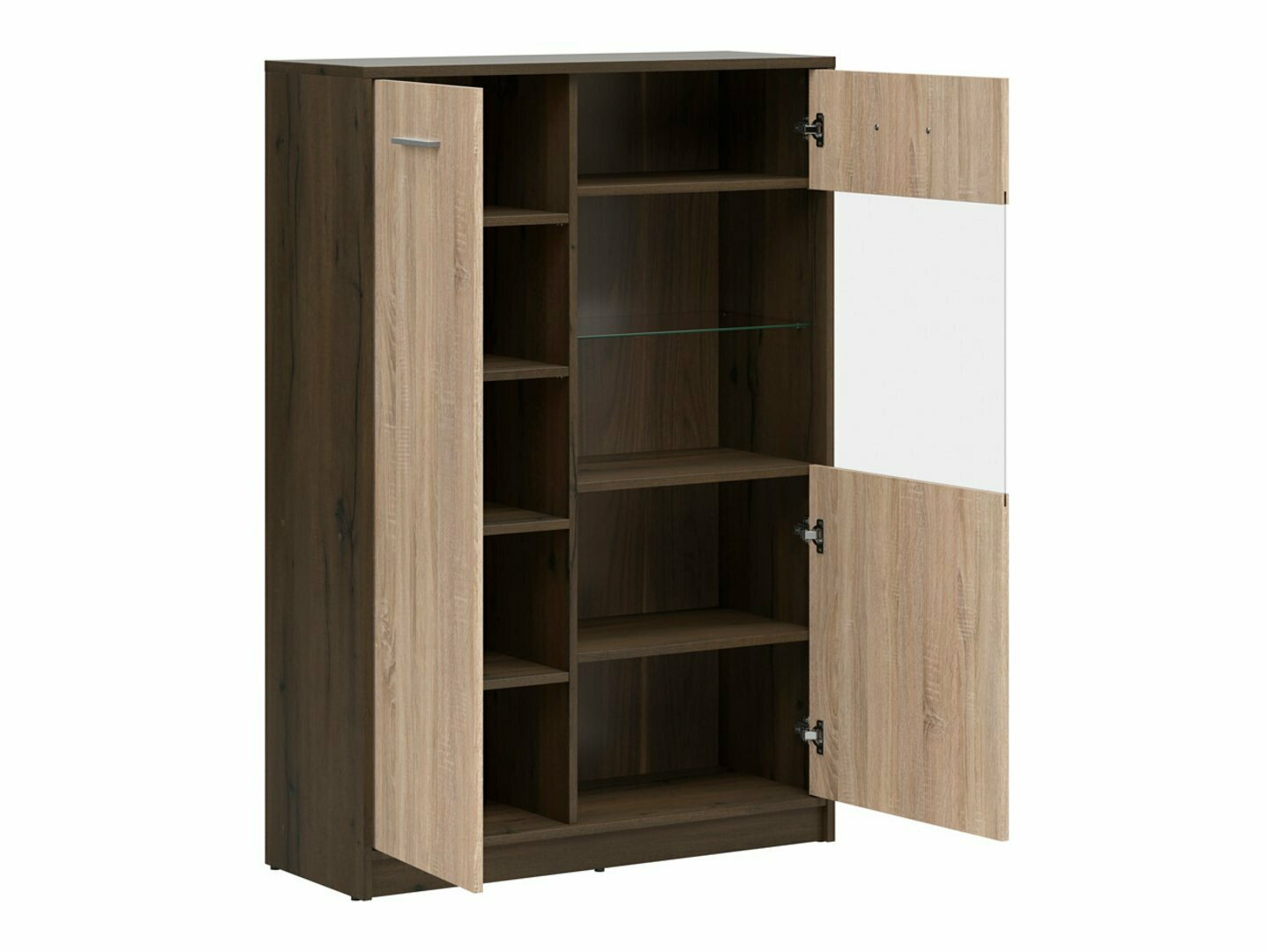 Polica Novsore 138 (Tamni hrast + Sonoma hrast)