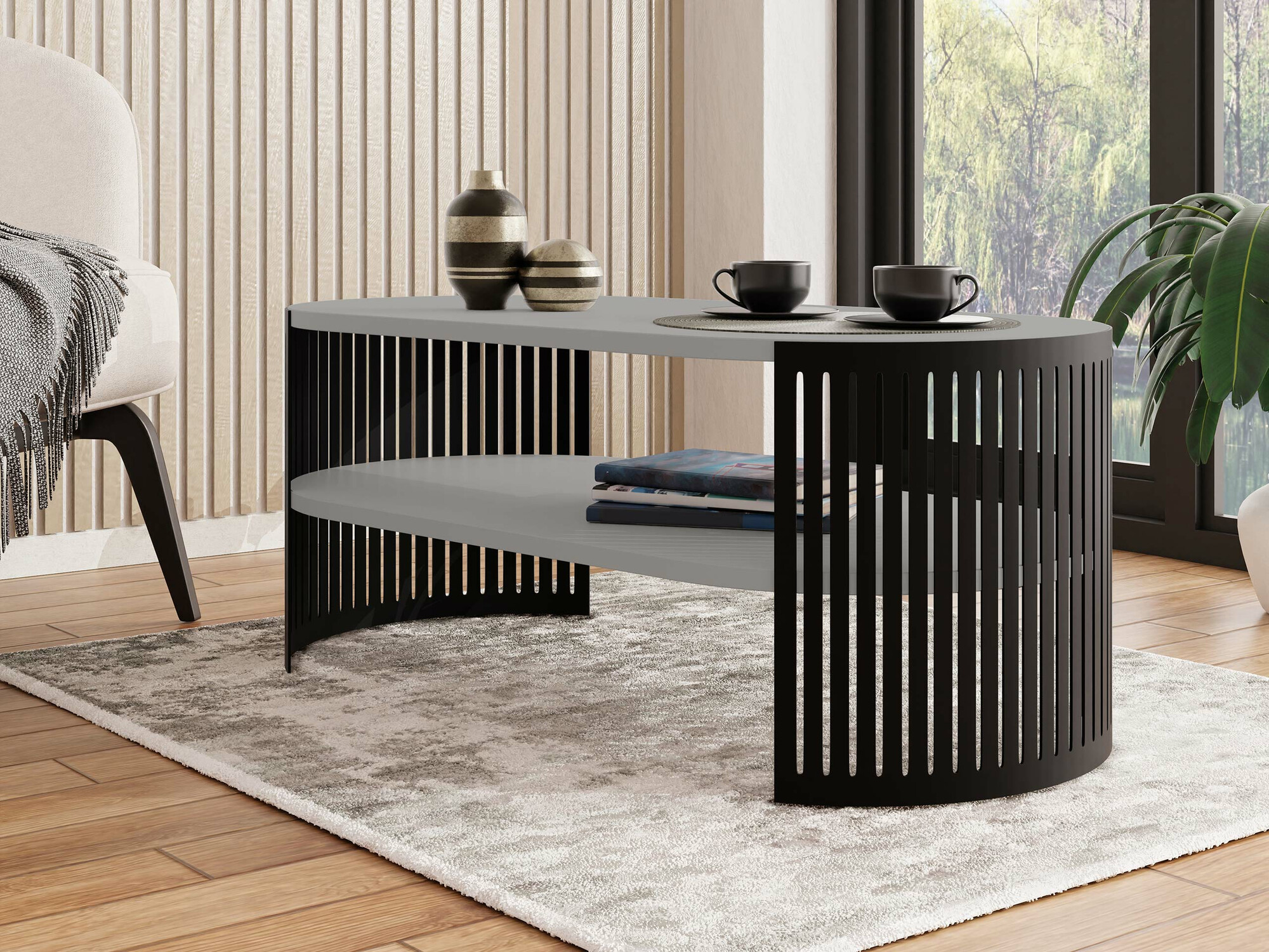 Stočić za kafu Sordore 115 (Crno + Graphite)