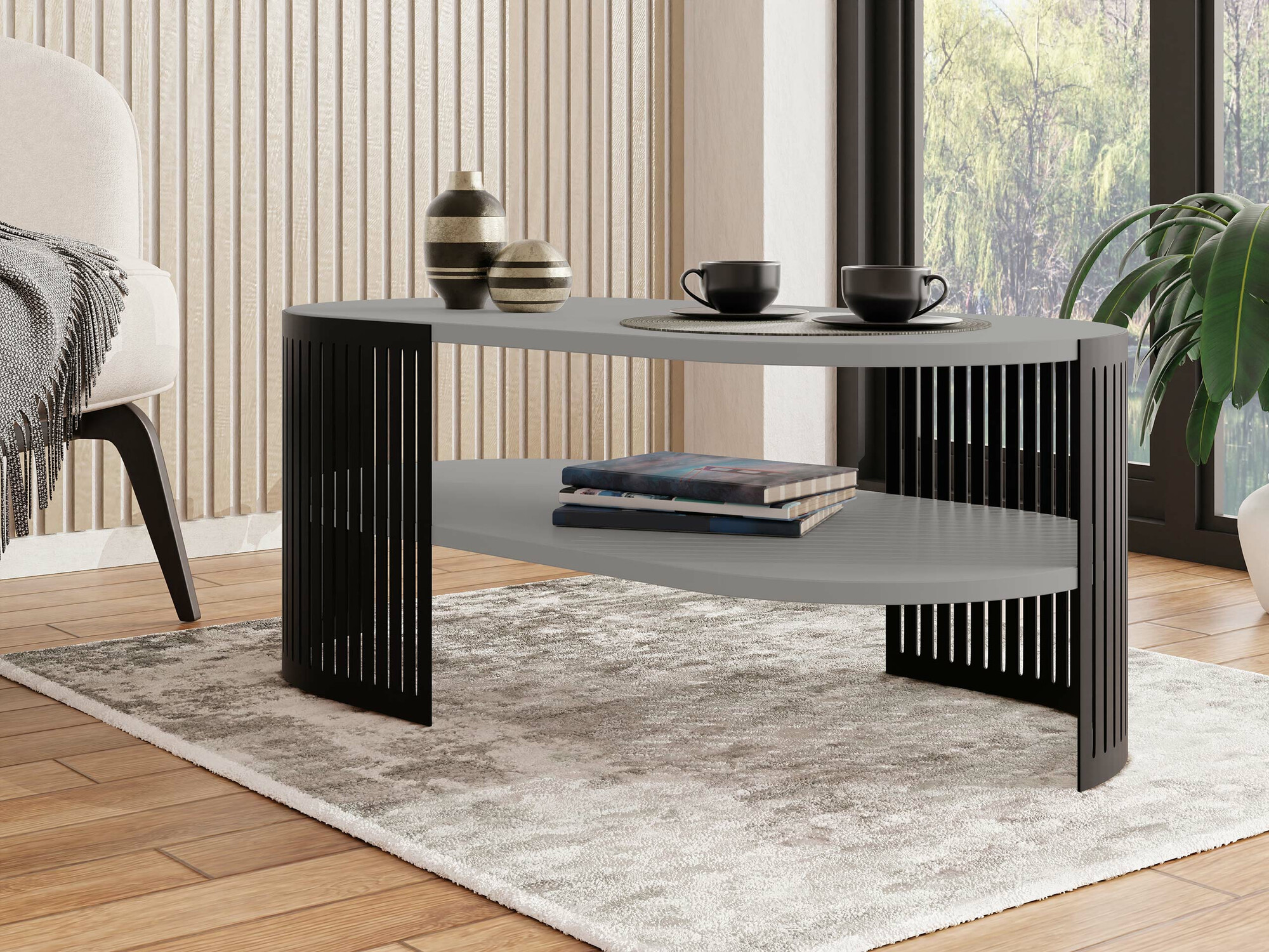 Stočić za kafu Sordore 118 (Crno + Graphite)