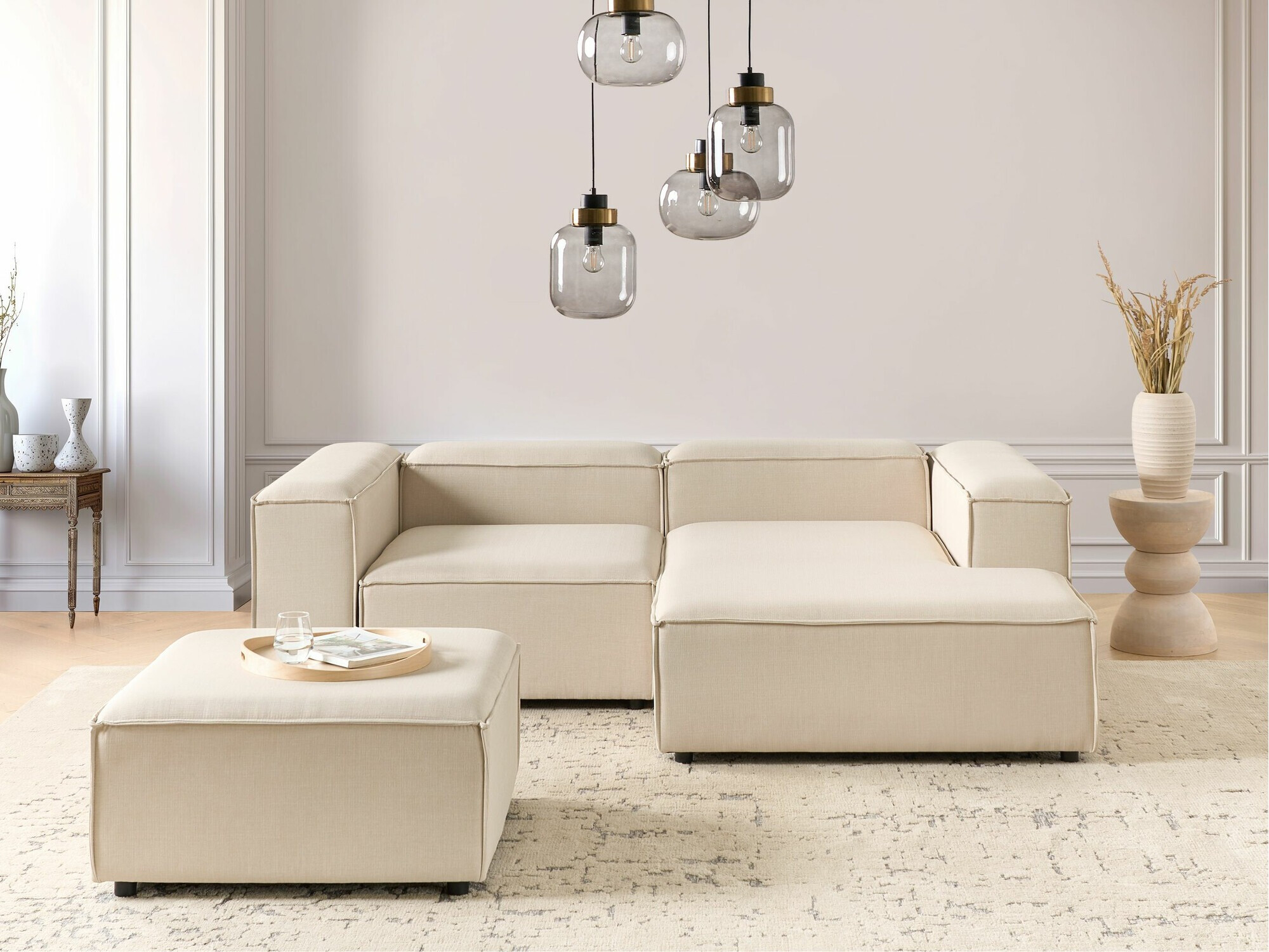 Set tapaciranog nameštaja Serophi 105 (Bež)