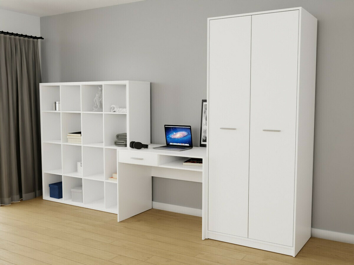 Set za kućnu kancelariju Novsore 153 (Belo)