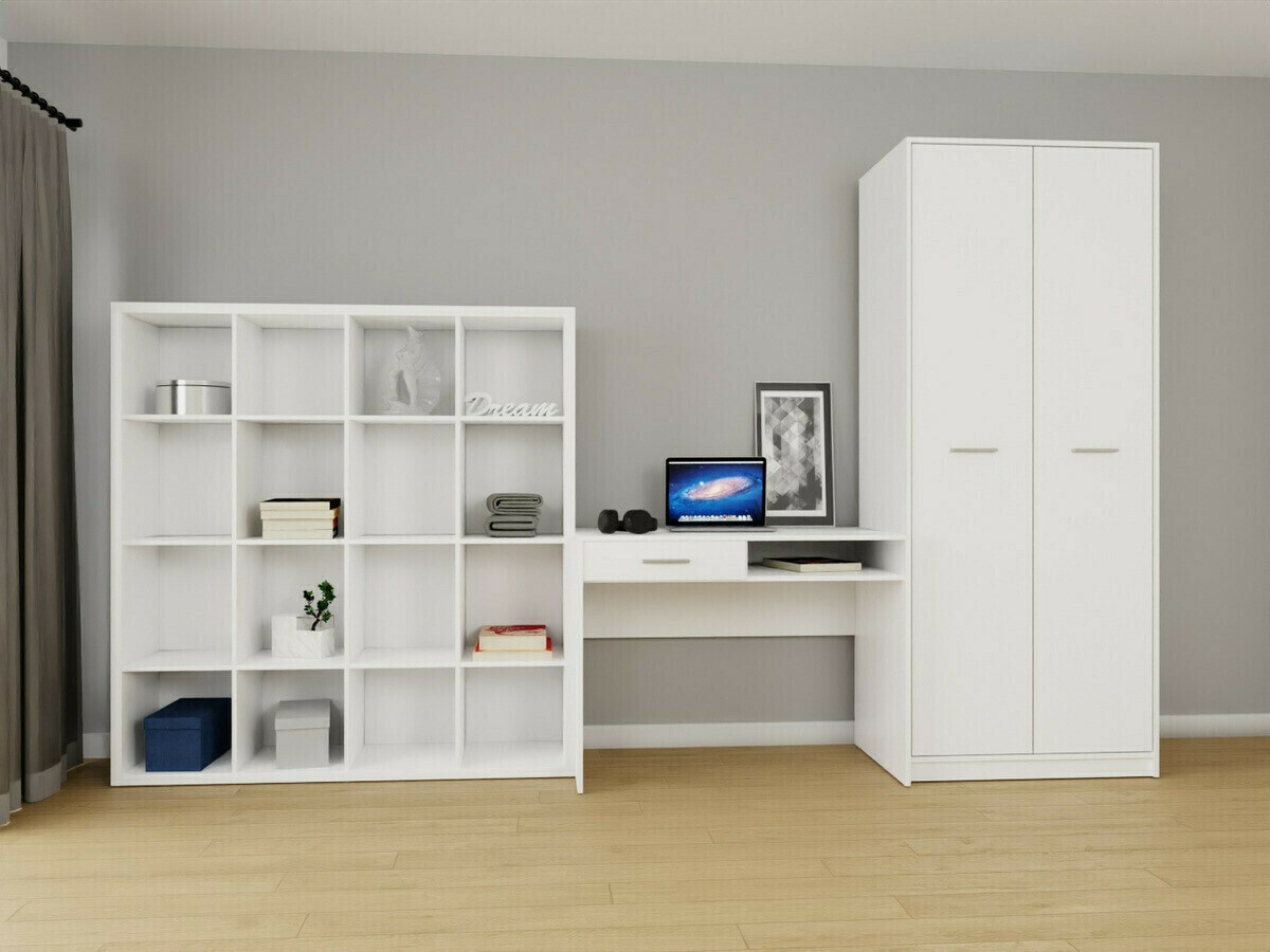 Set za kućnu kancelariju Novsore 153 (Belo)