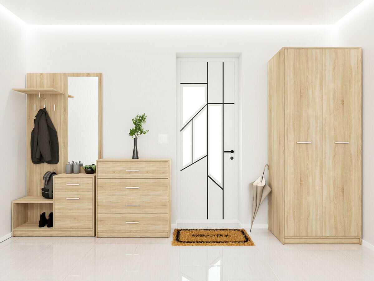 Set za hodnik Novsore 154 (Sonoma hrast)