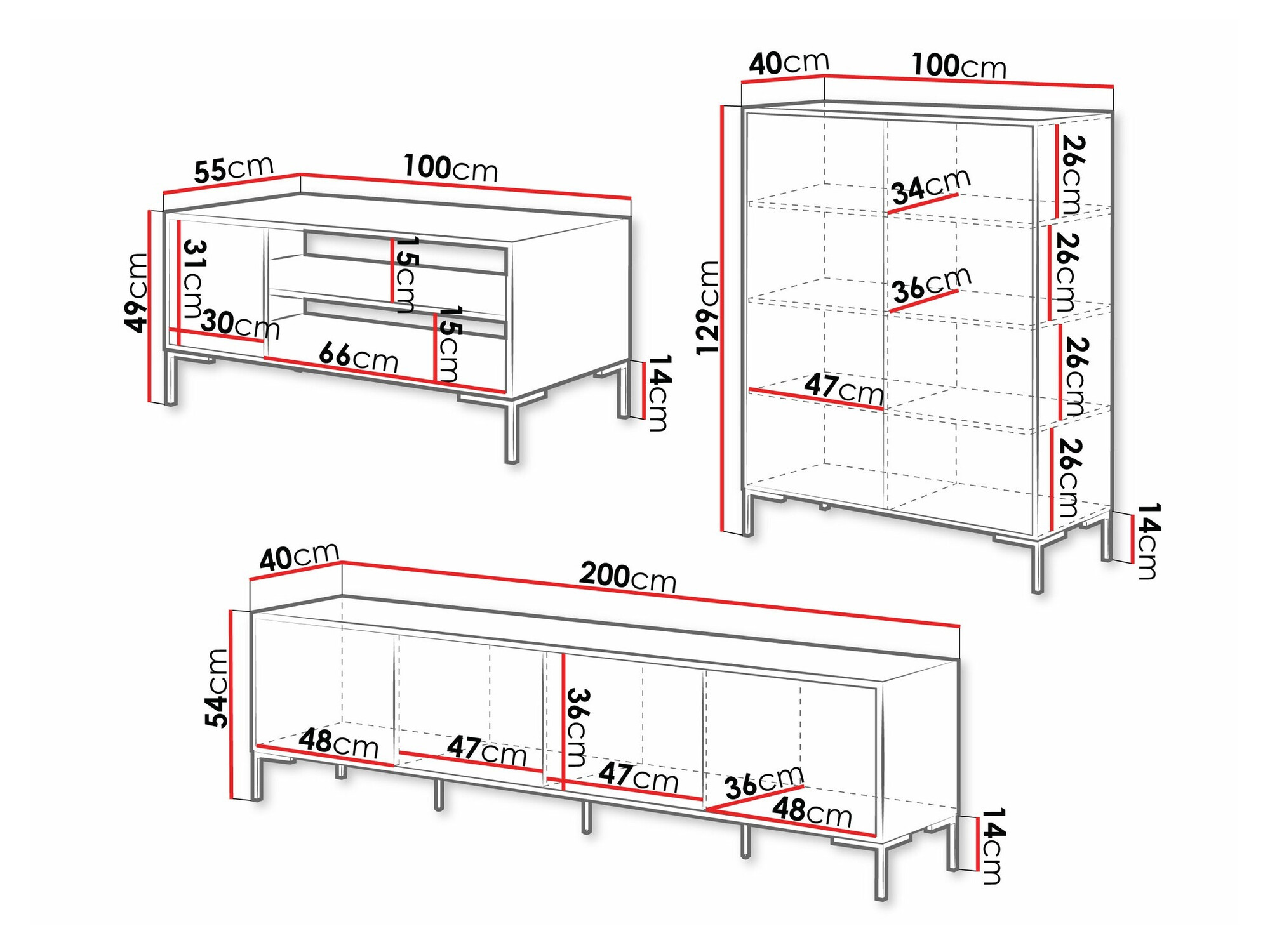 Set za dnevnu sobu Fabula
