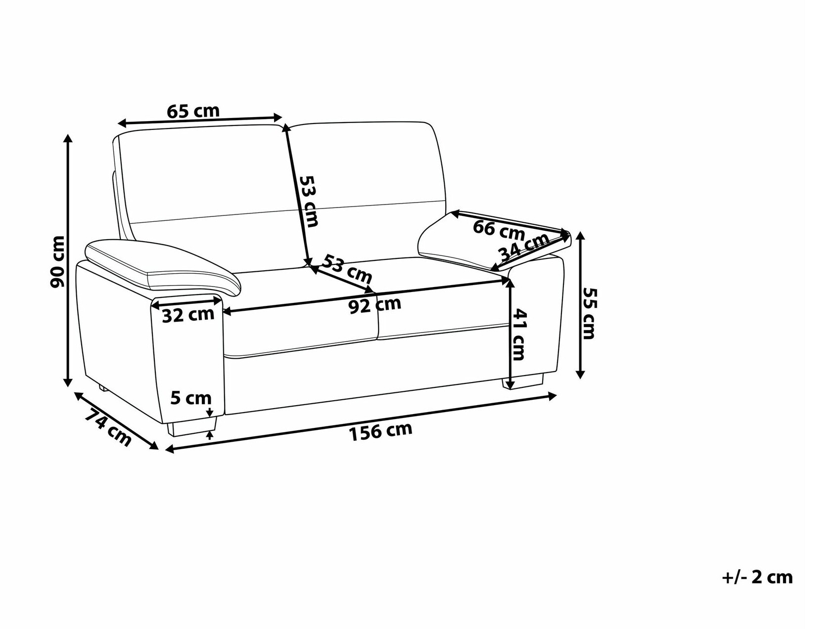 Sofa Berwyn 1325 (Bež)