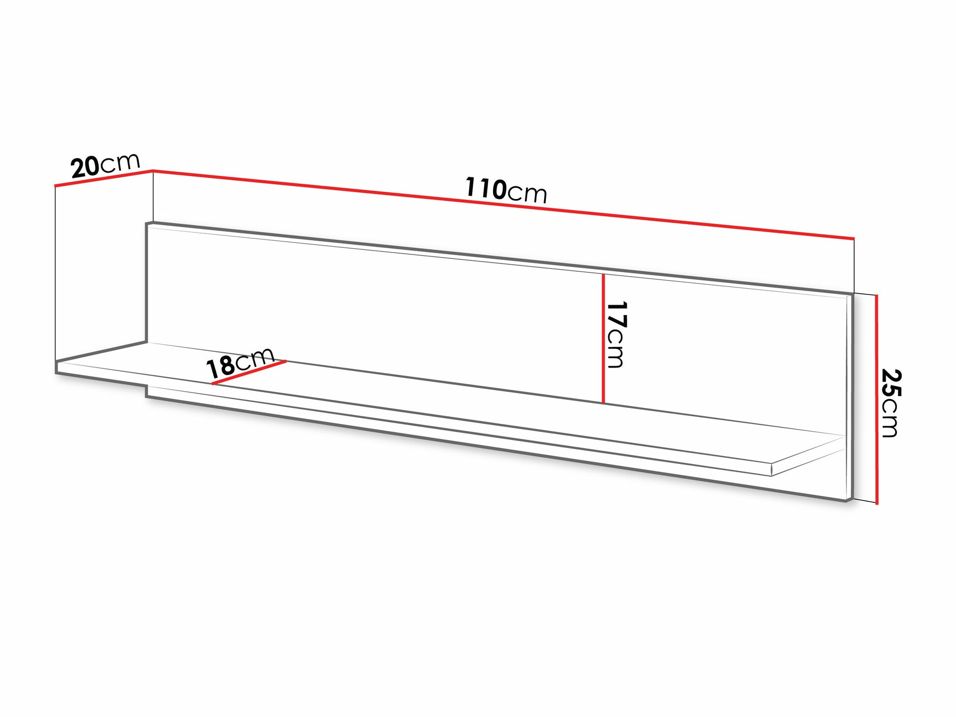 Zidna polica Etrfelu 104