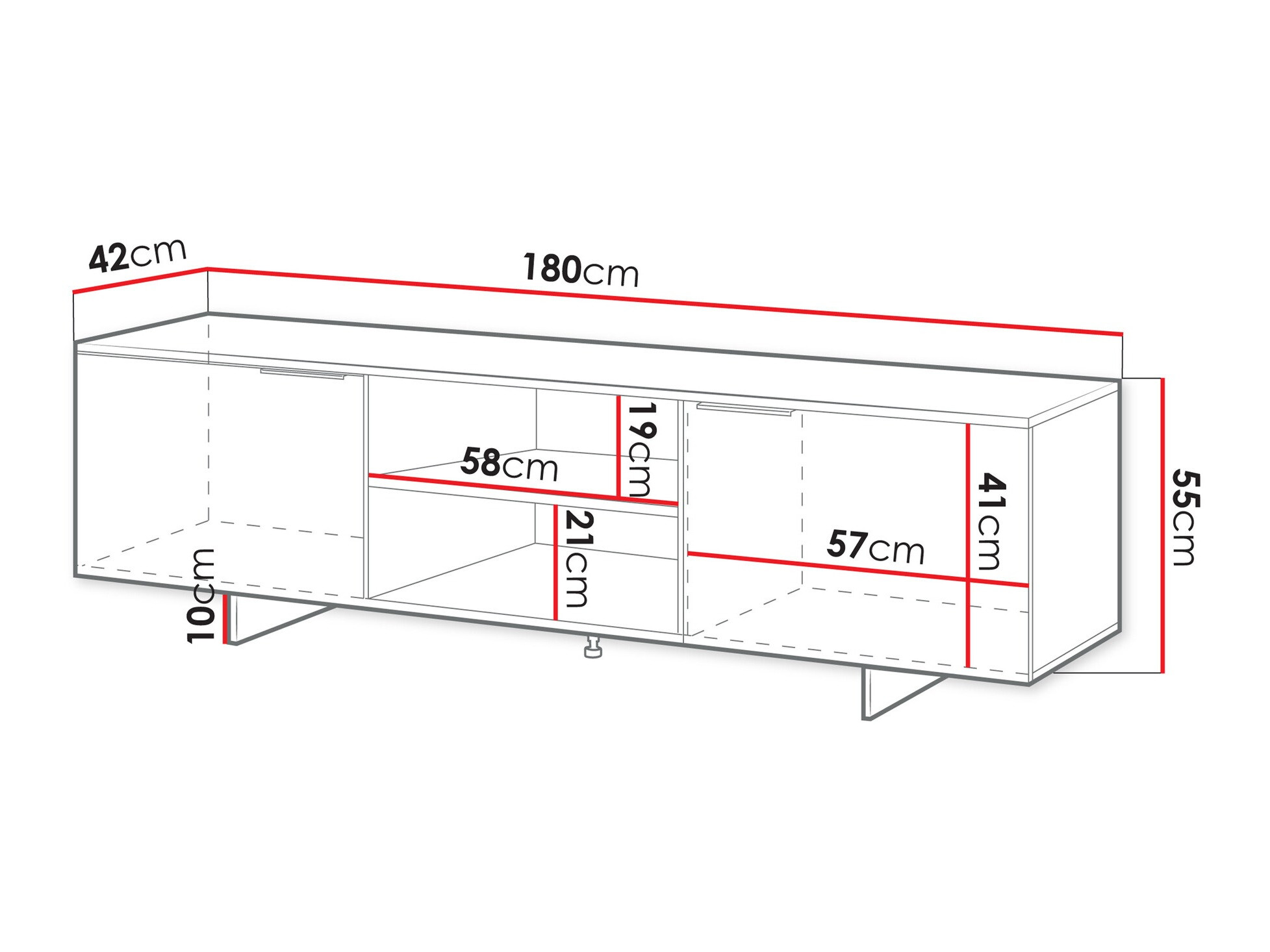 TV komoda Flotei 105