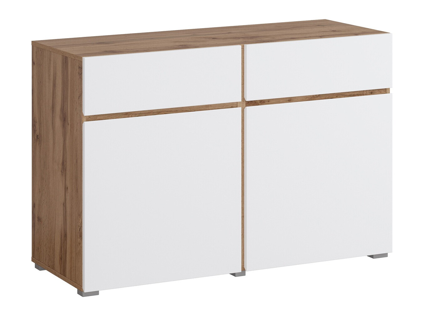 Komoda Alfere 104 (Hrast Votan + Belo)