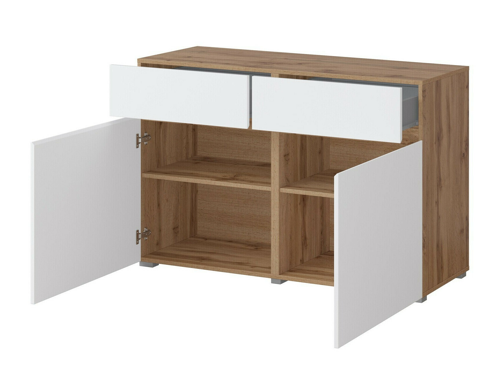 Set za dnevnu sobu Alfere 107 (Вотан храст + Belo)