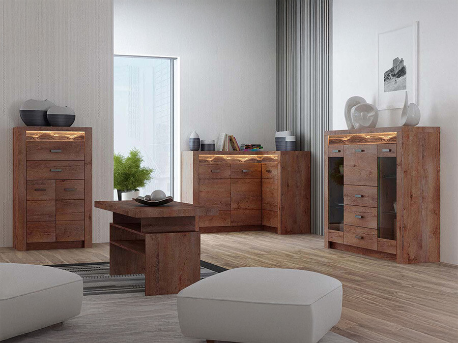 Set za dnevnu sobu Serfeno 121 (Pepeo)