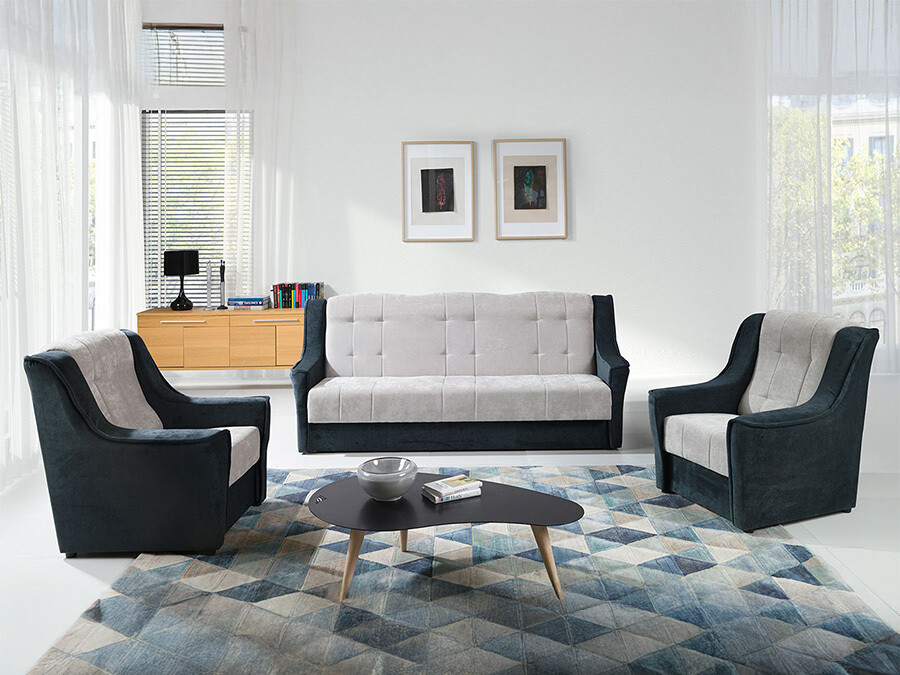 Tapaciran nameštaj set Providence 110 (Ibiza 17 + Ibiza 15)