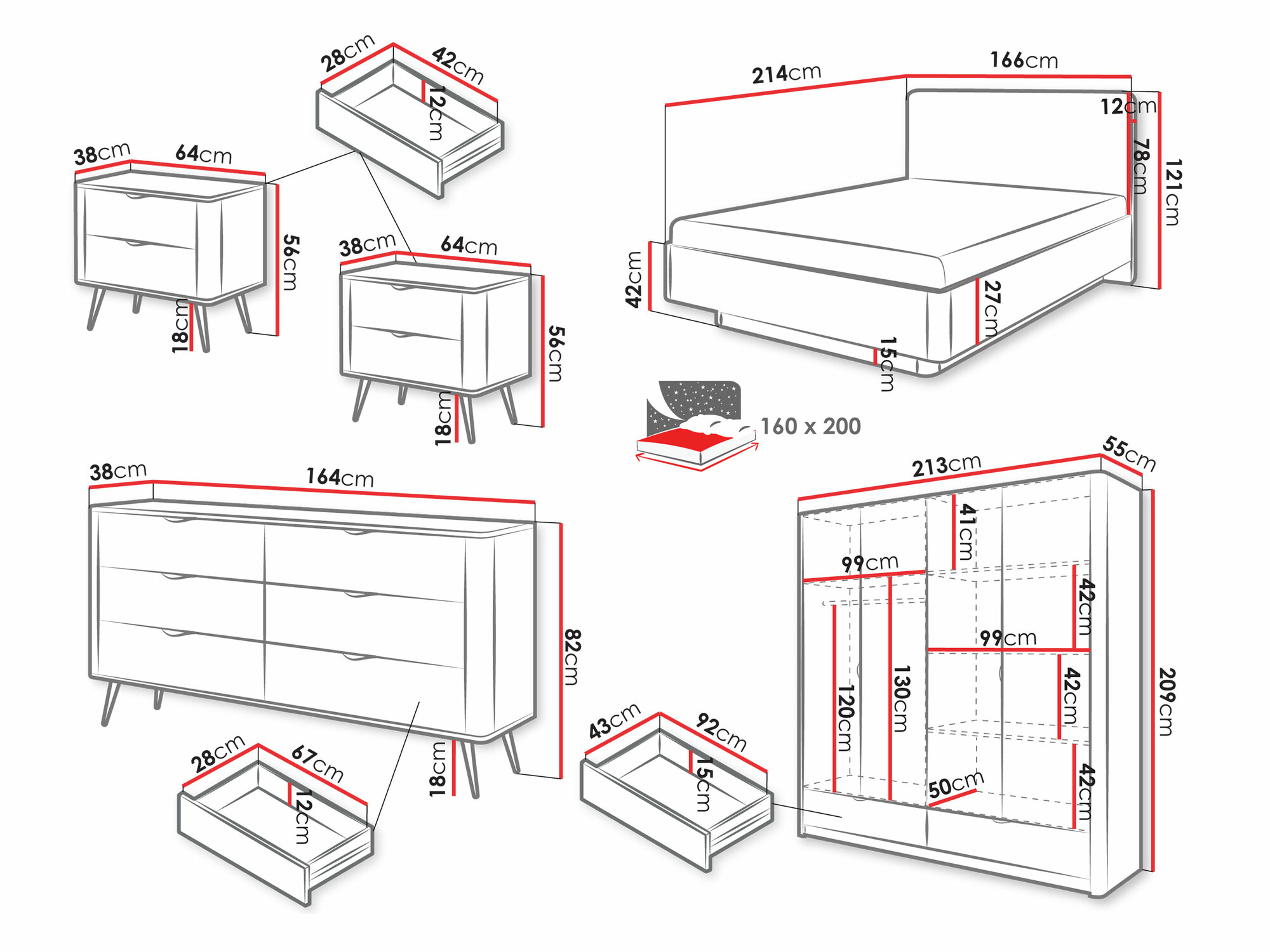 Set spavaća soba Lectum