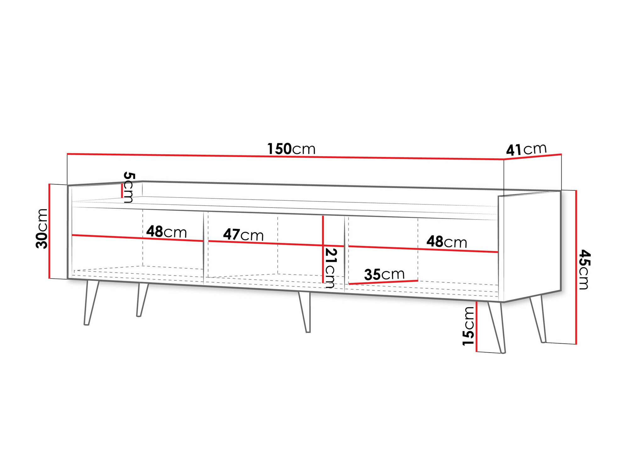 TV komoda Mirfivu 105