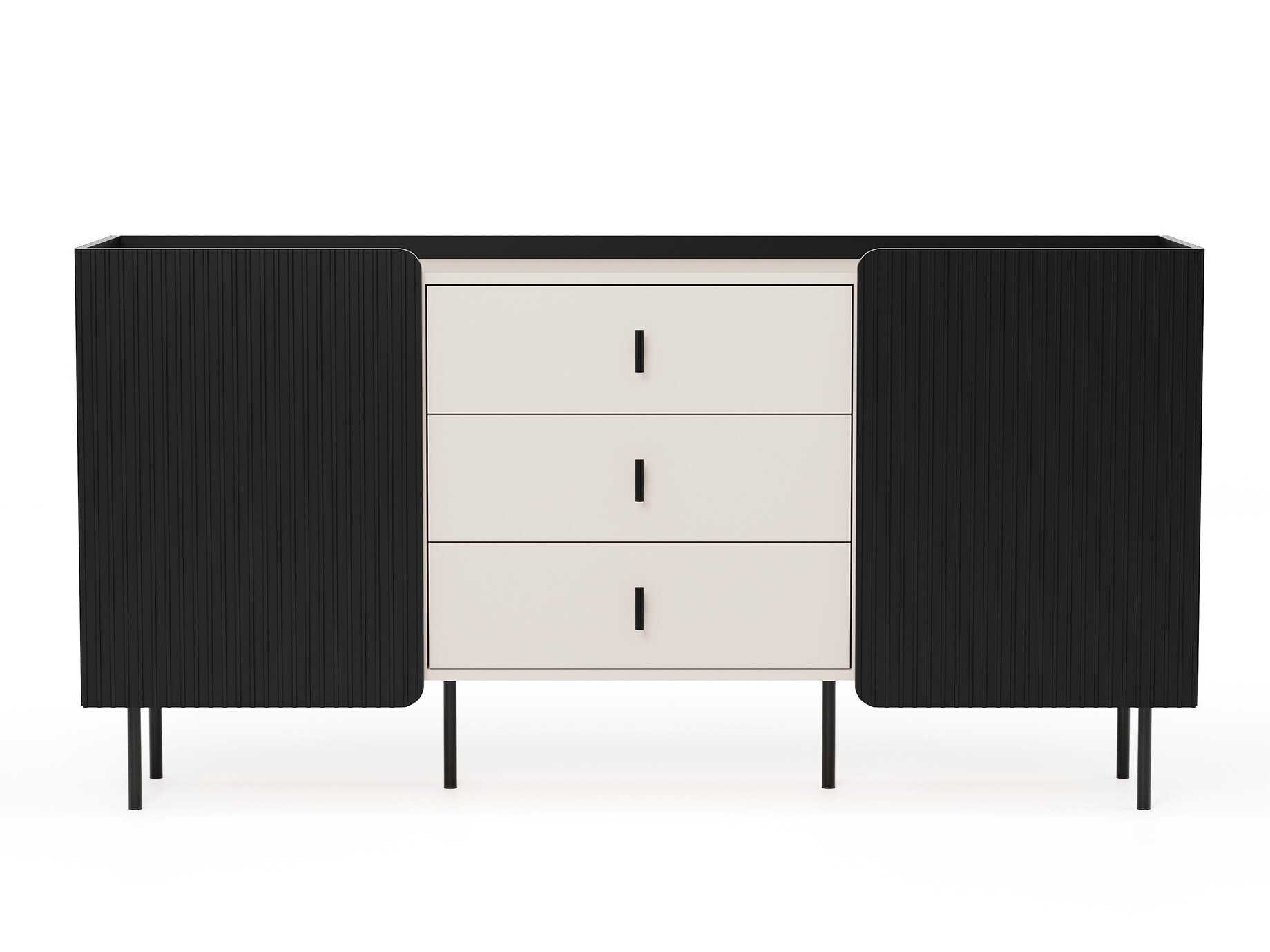 Komoda Mansfield 100 (Crno + Kašmir)