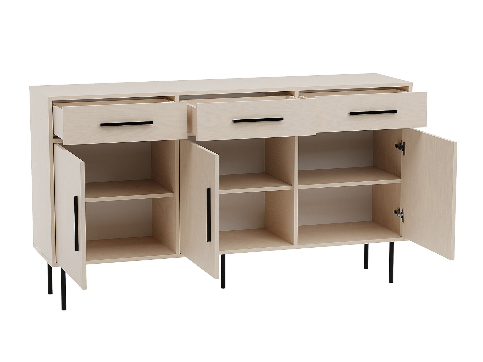 Komoda Mansfield 104 (Svetlo smeđa)