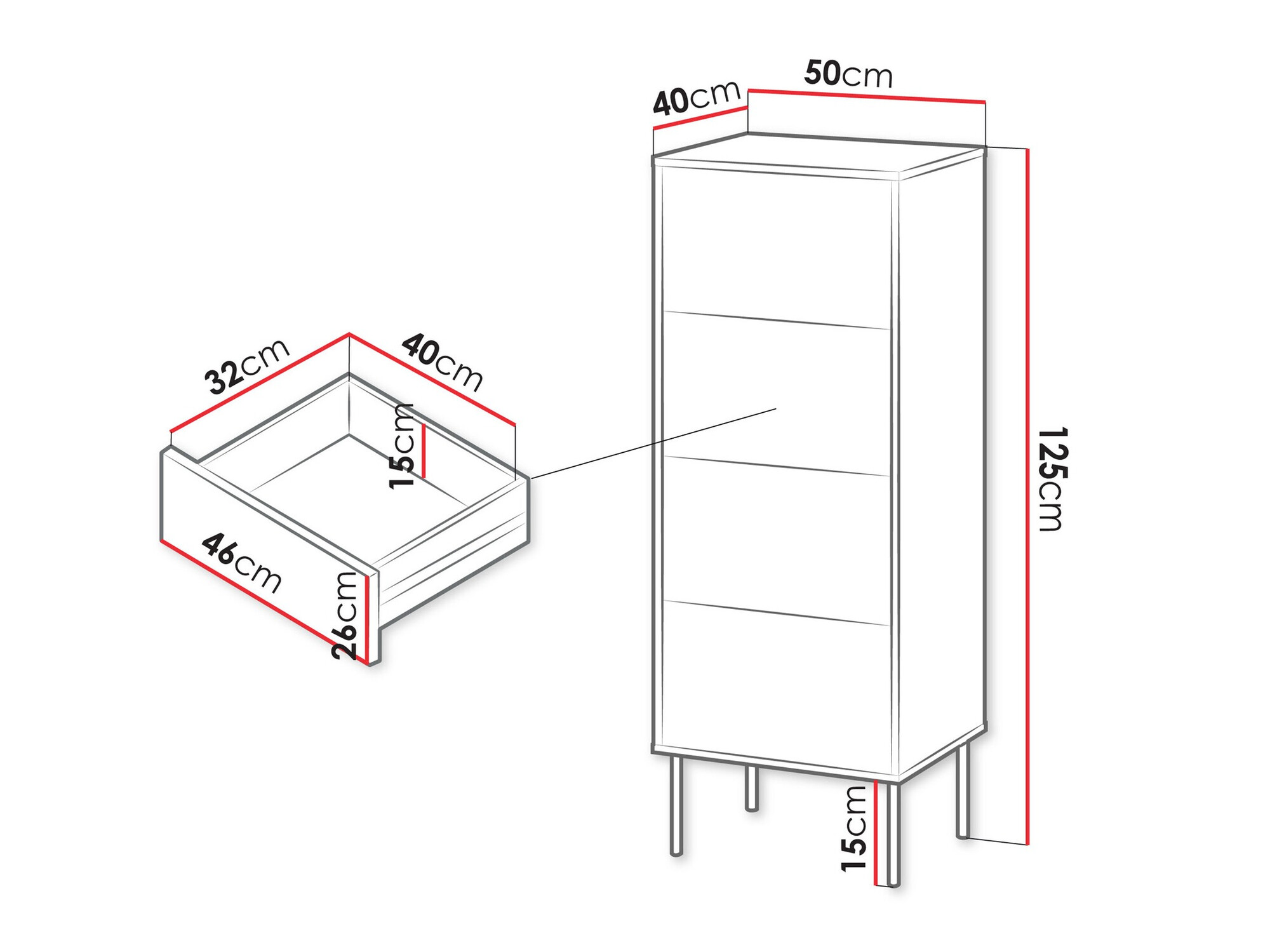 Komoda Tolete 102 (Bež)