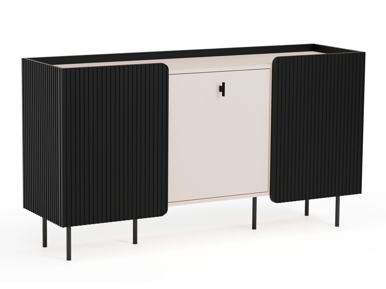 Ormarić Mansfield 101 (Crno + Kašmir)