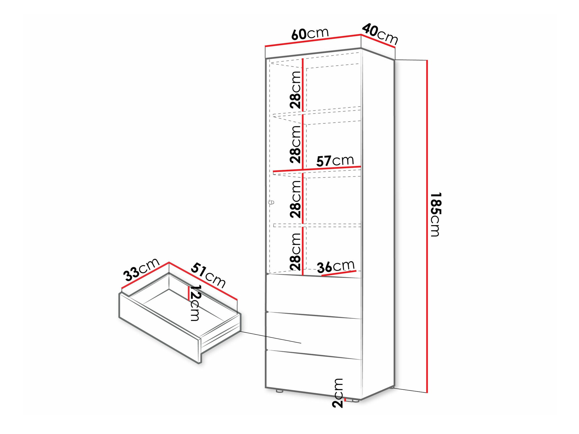 Polica Domcali 103 (Bež + Hrast)