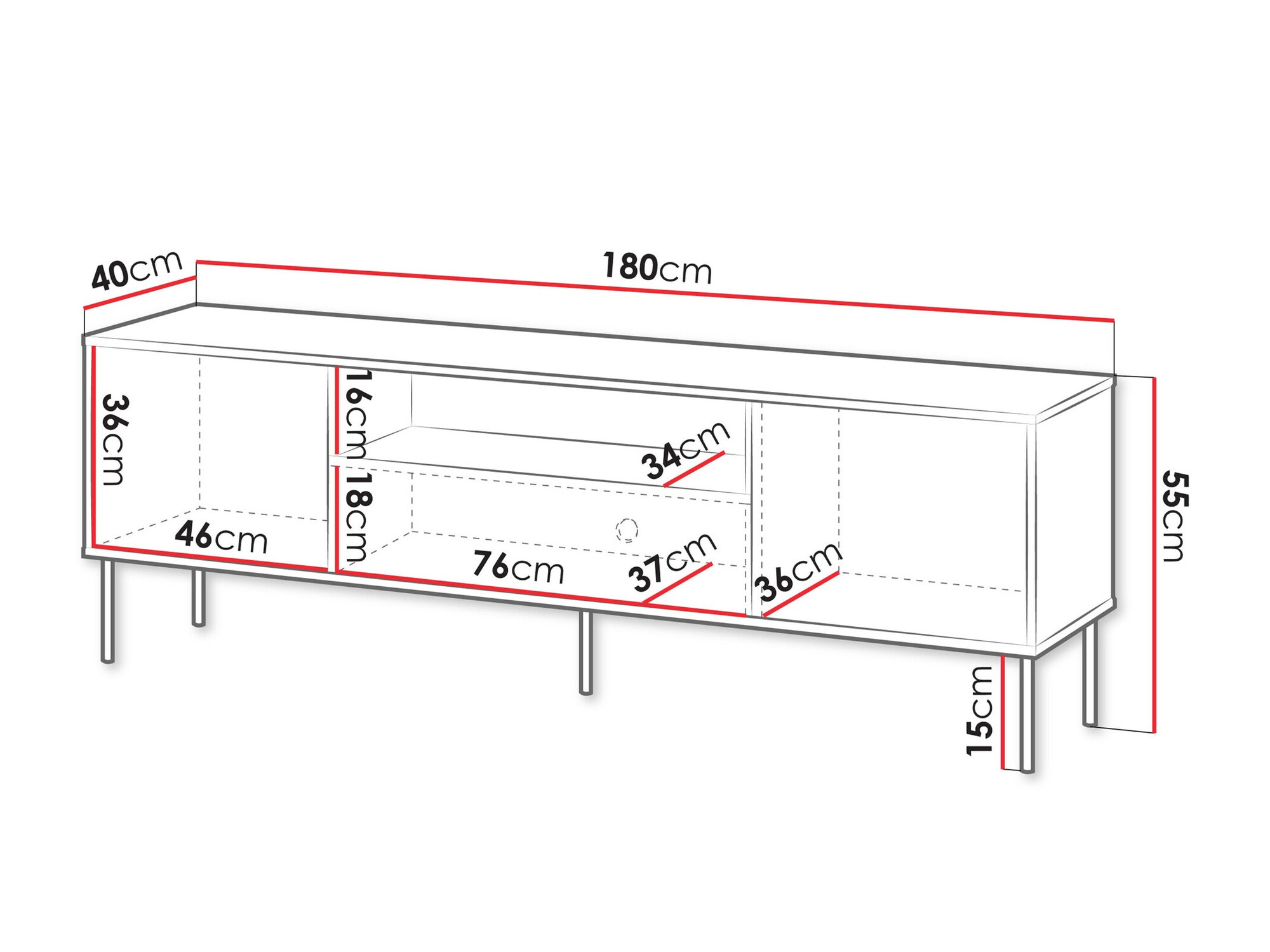 TV sto Tolete 105 (Zelena)