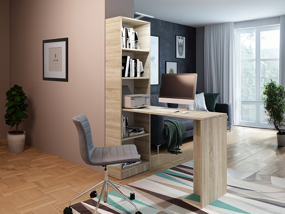 Kancelarijski sto Dover 109 (Sonoma hrast)