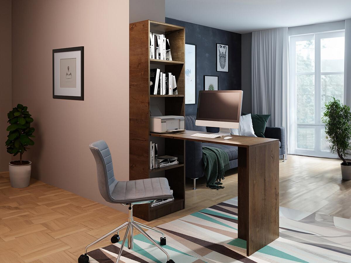 Kancelarijski sto Dover 109 (Tamni jasen)