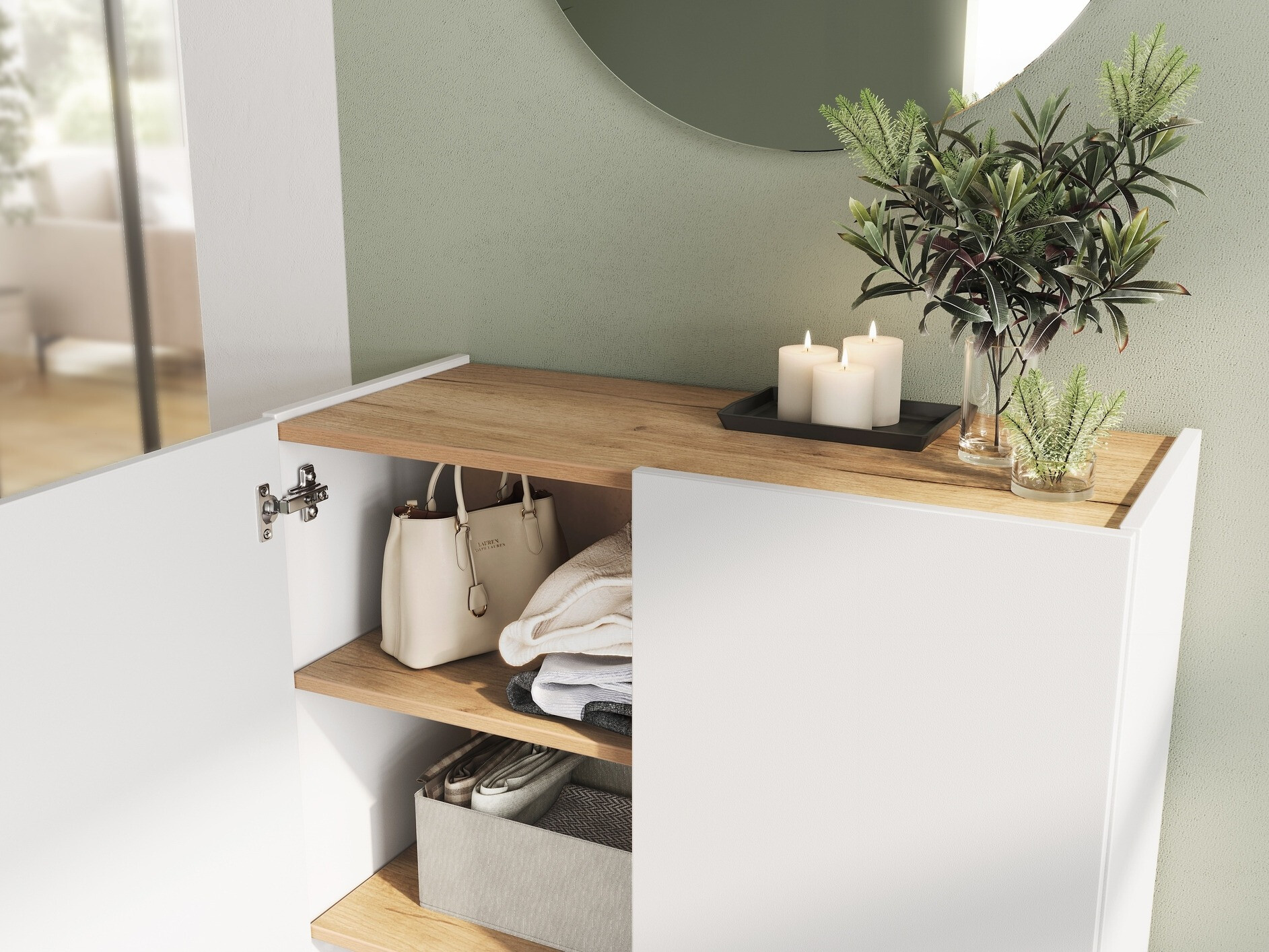 Set za hodnik Lircamu 101 (Belo)