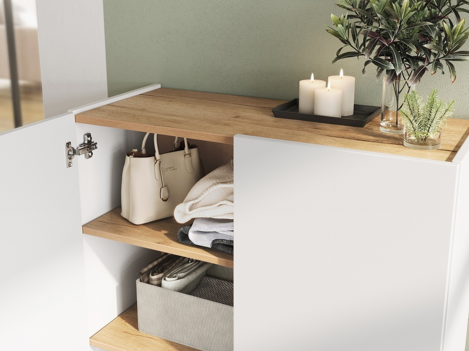 Set za hodnik Lircamu 102 (Belo)