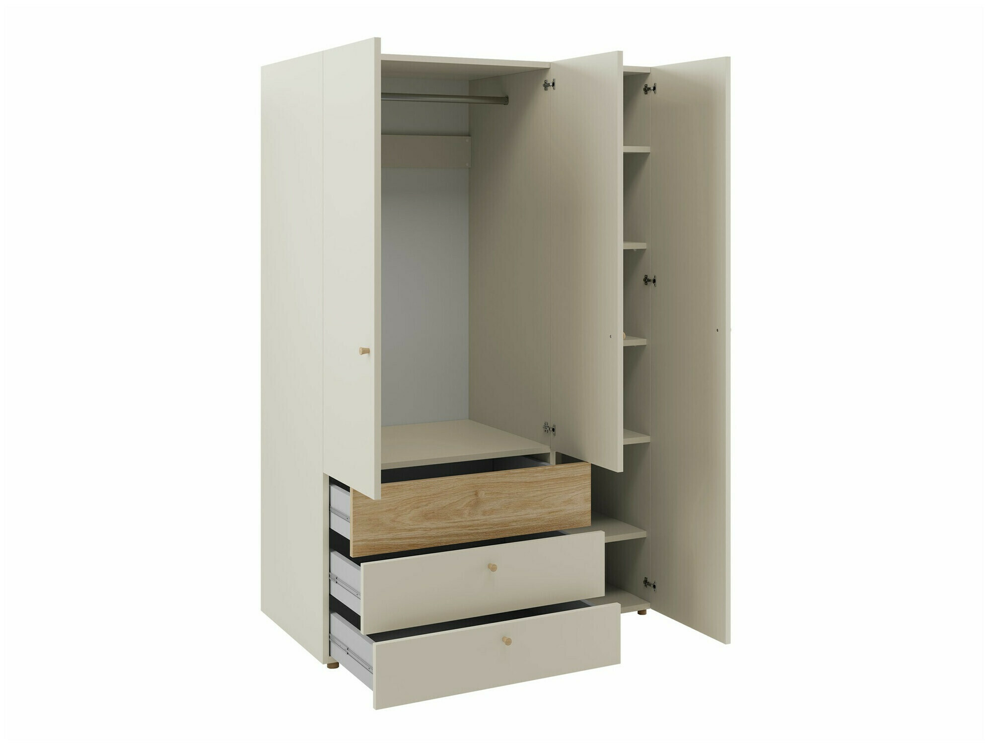 Dečija soba Domcali 116 (Sivo + Hrast)