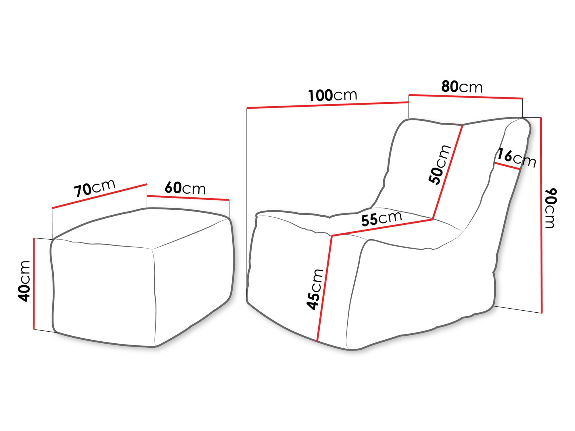 Vreća za sedenje Rockford 104 (Poso 100)