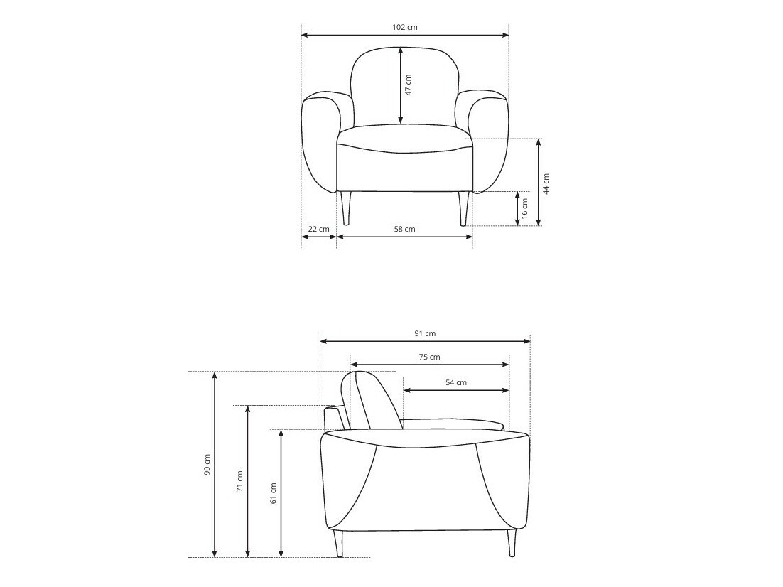 Fotelja Kingston 144 (Ottawa 07)
