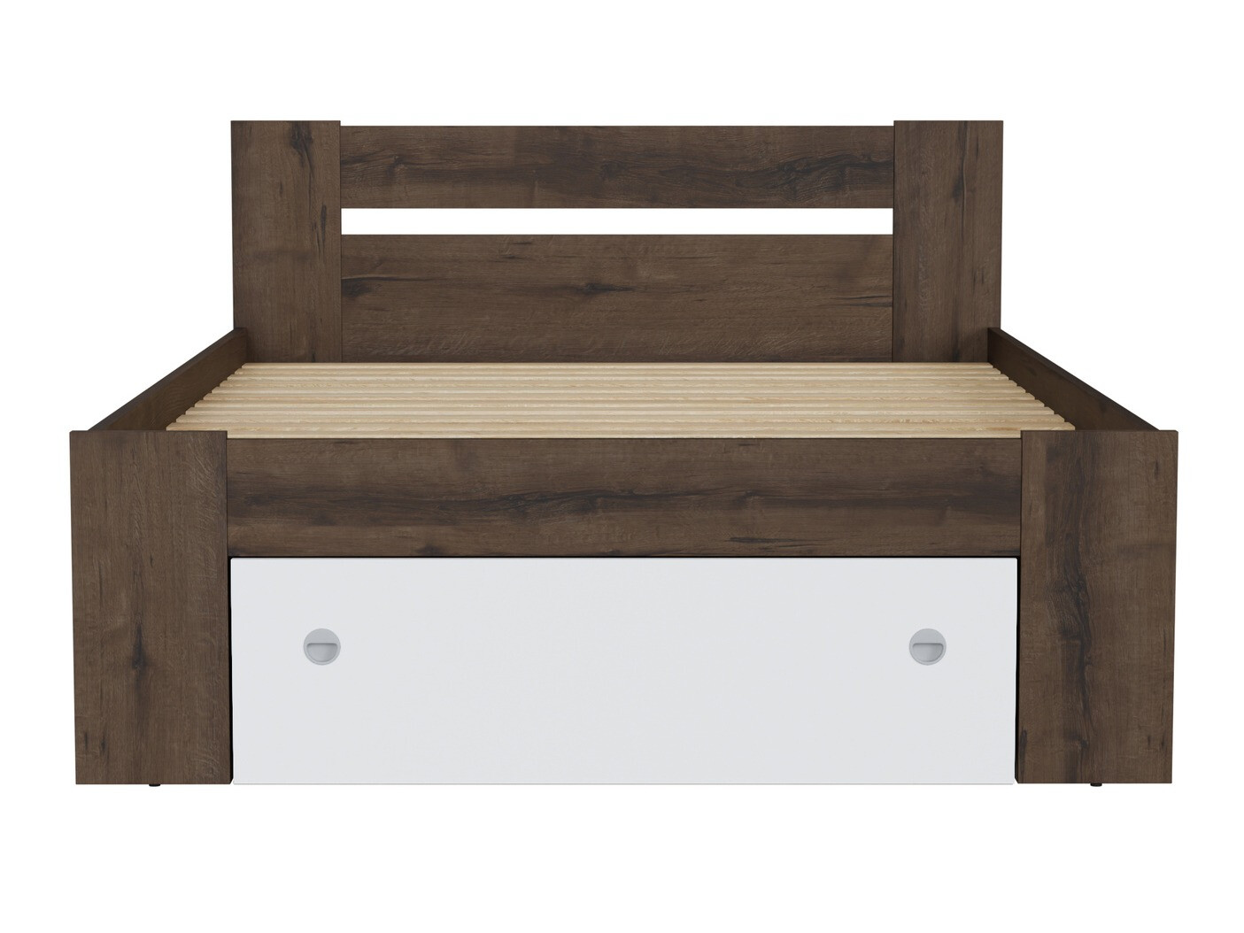 Krevet Novsore 130 (Tamni hrast)