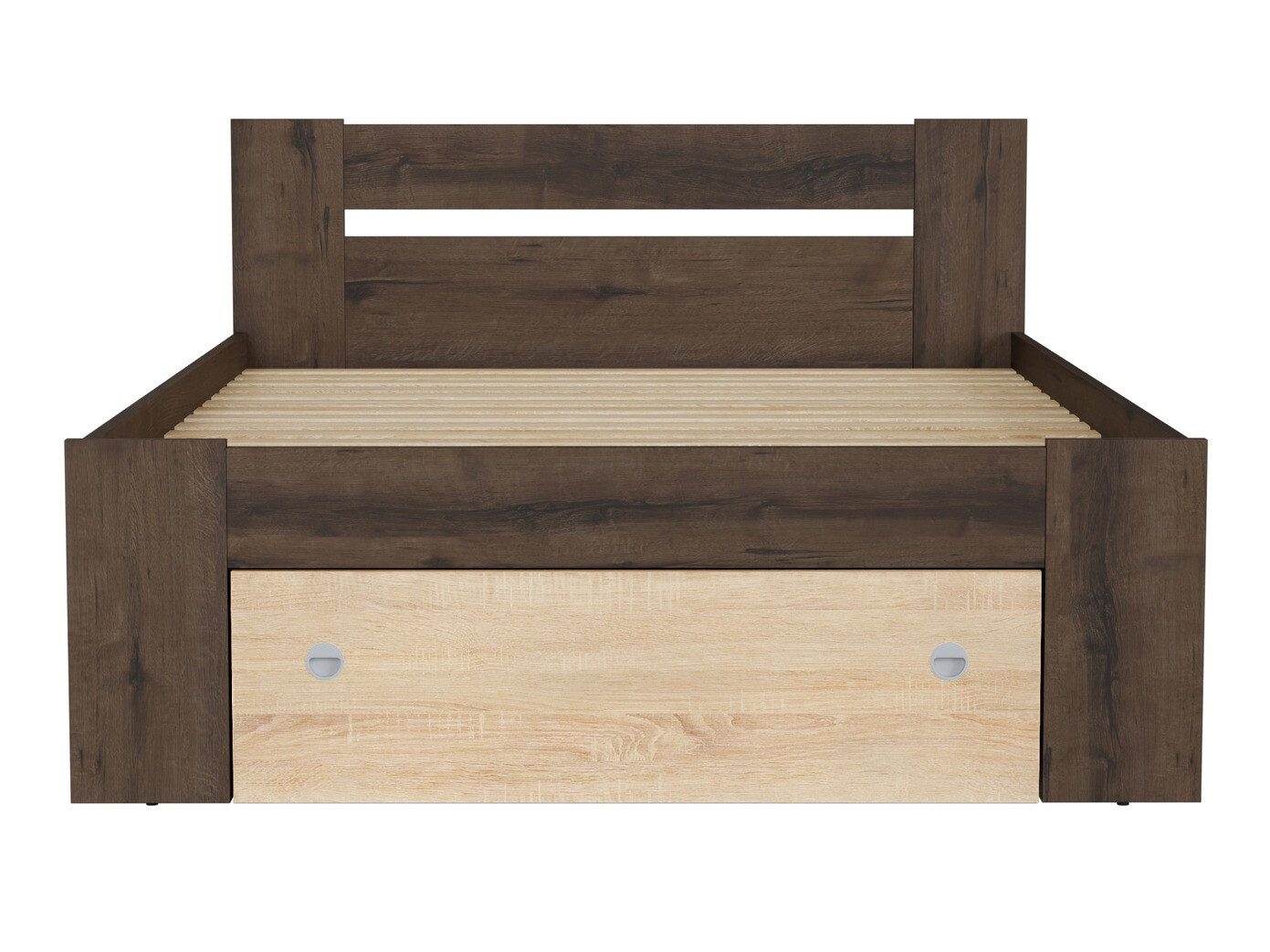 Krevet Novsore 130 (Tamni hrast)