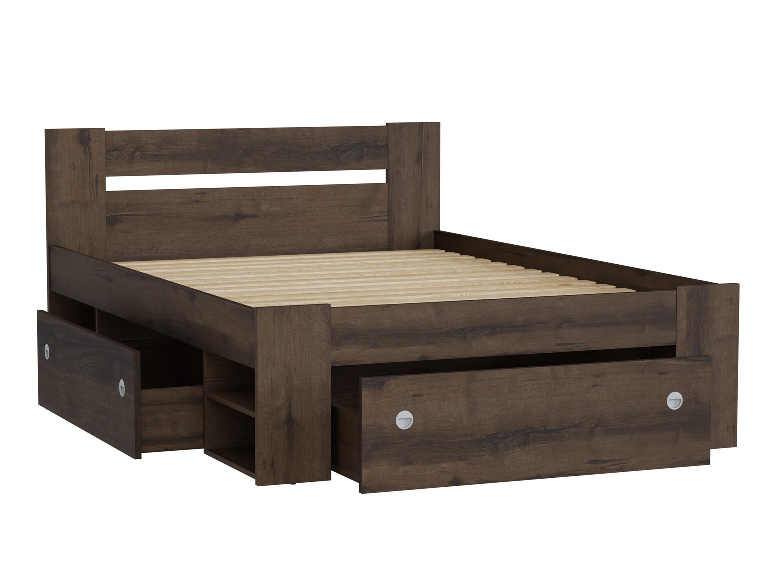 Krevet Novsore 130 (Tamni hrast)