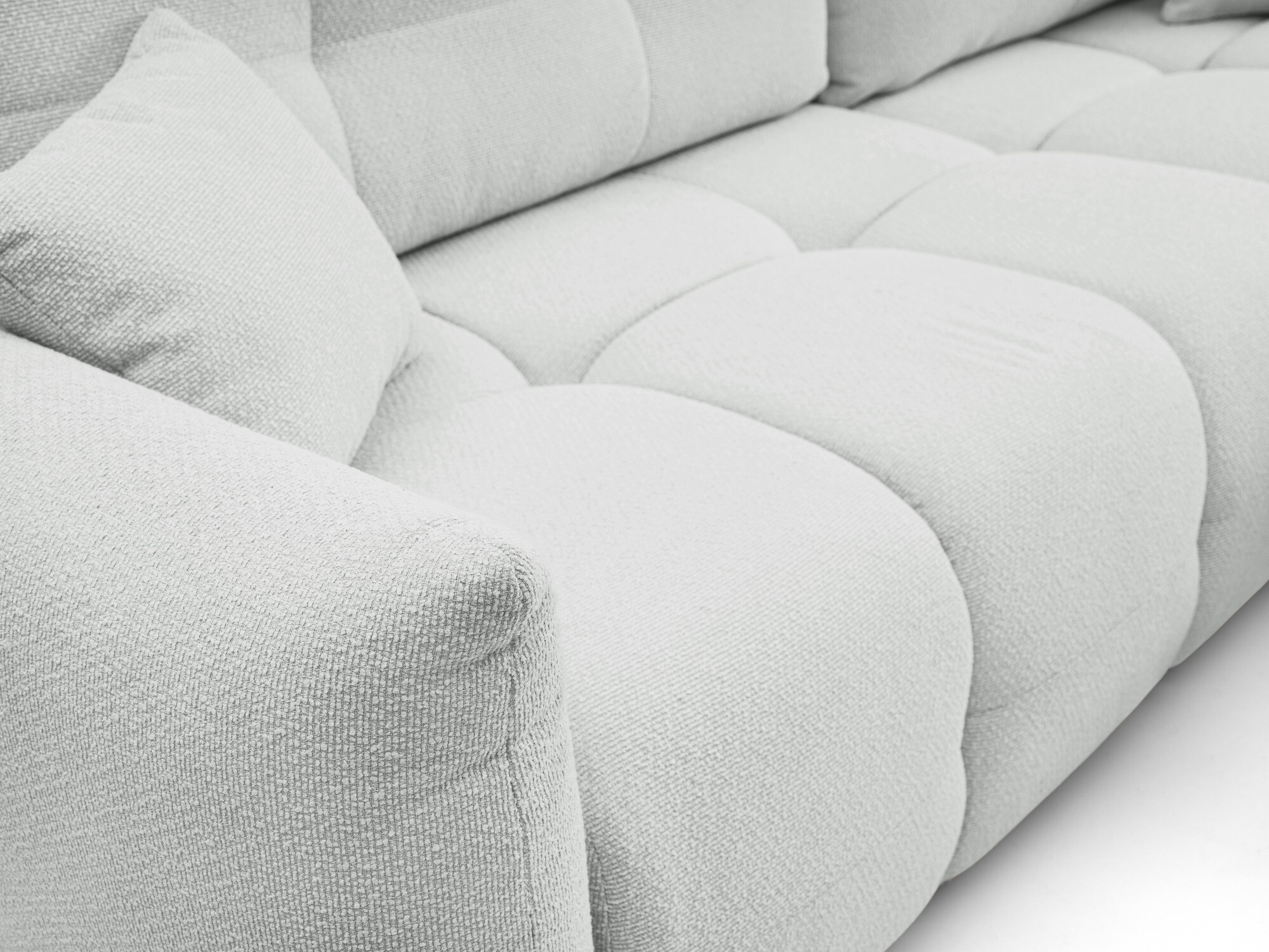 Ugaona sofa Kingston 146 (Nerdic Cement)