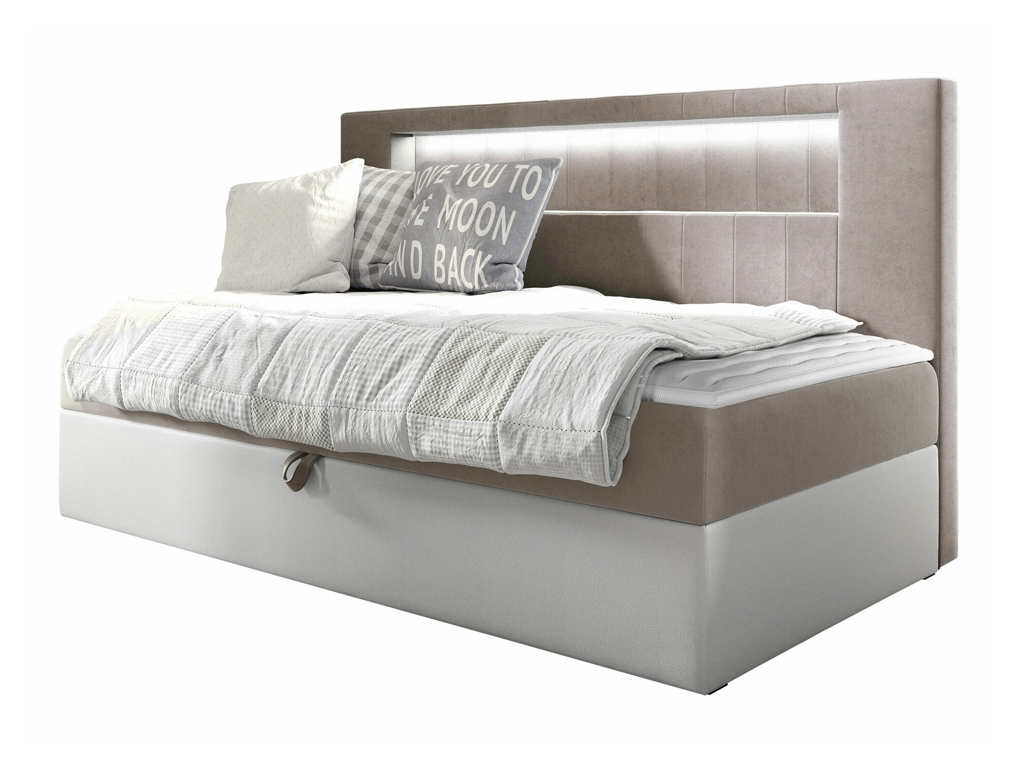 Boxspring krevet Baltimore 168 (Soft 017 + Fresh 1)