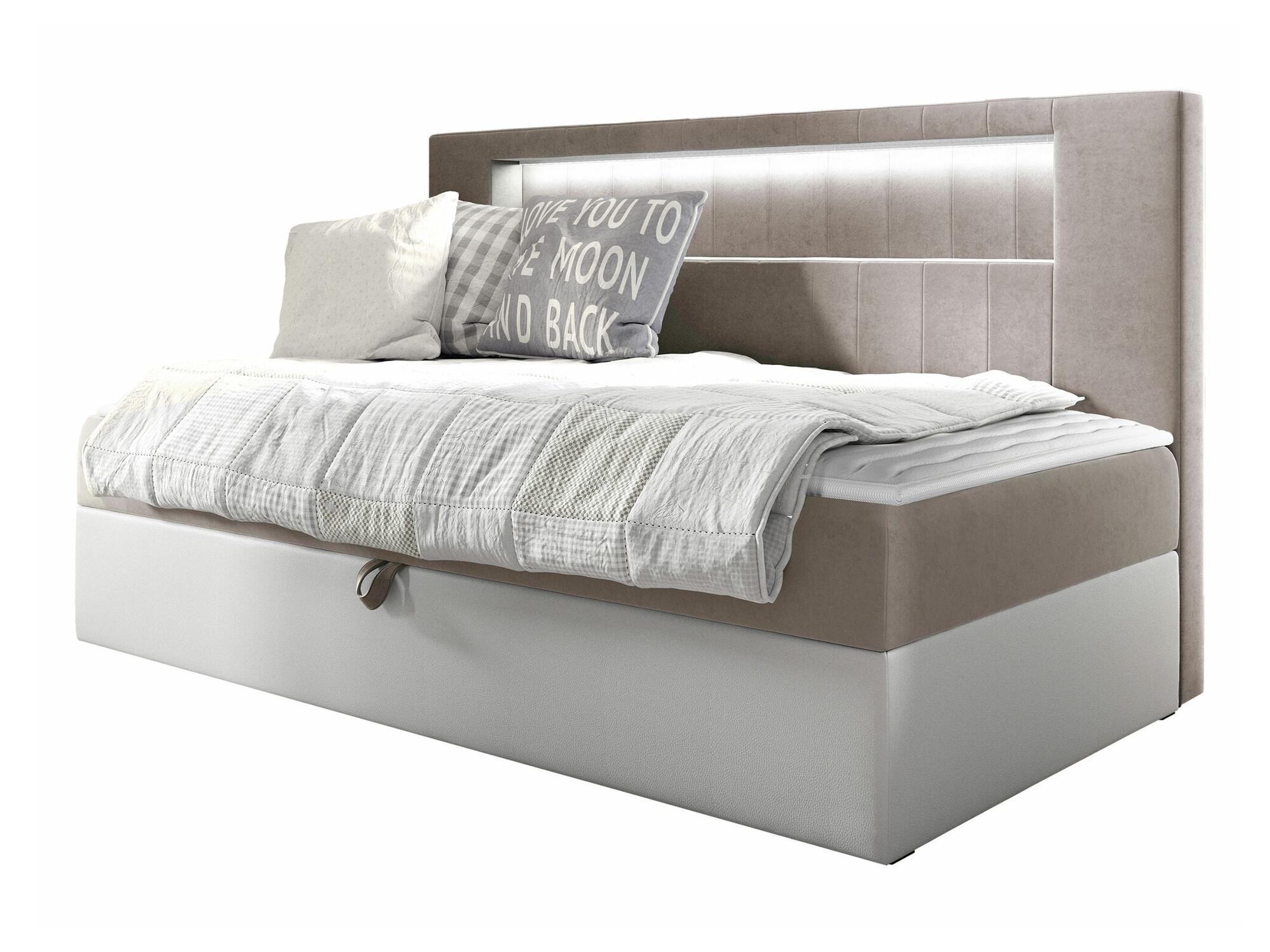Boxspring krevet Baltimore 168 (Soft 017 + Fresh 1)