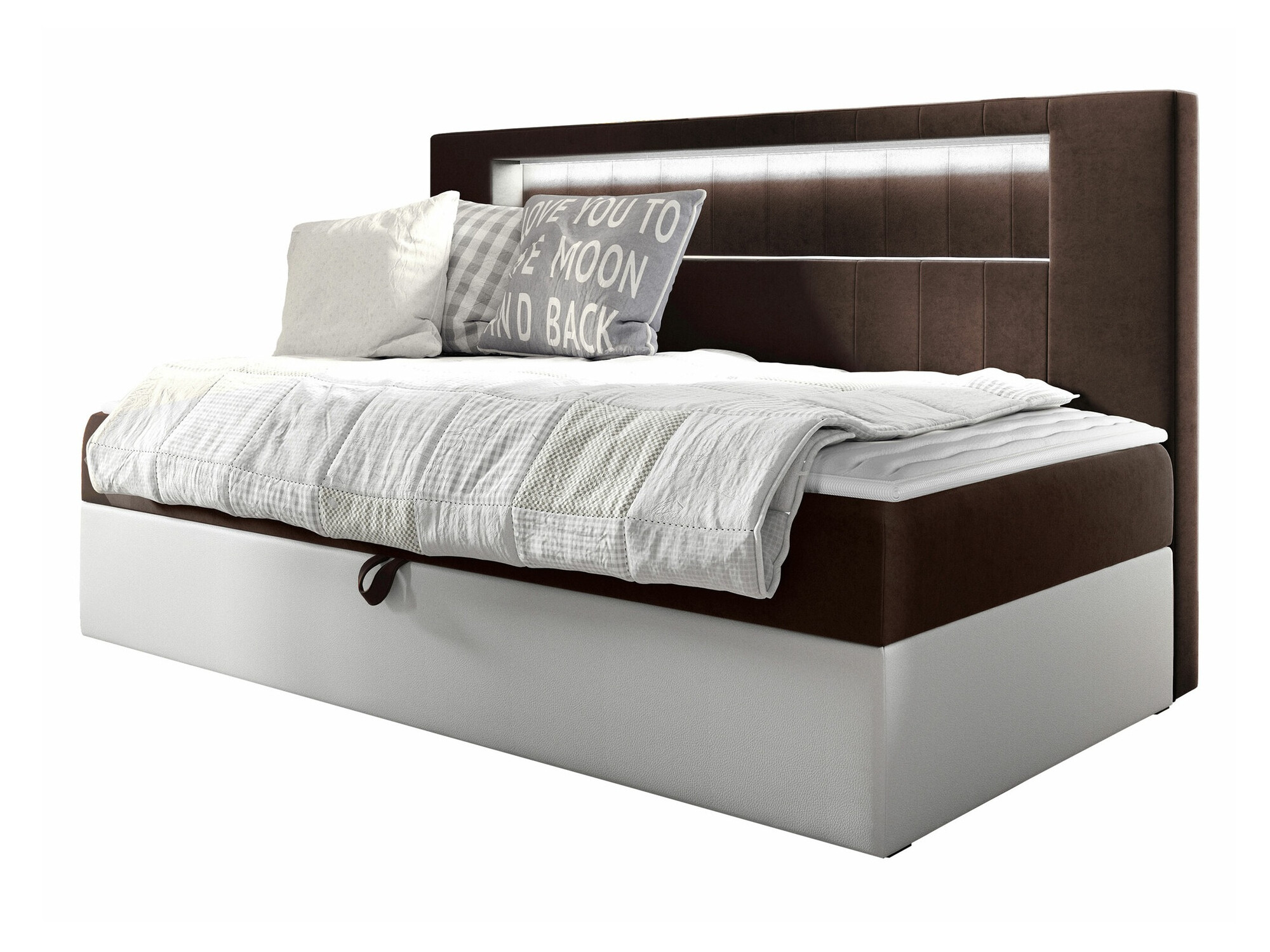 Boxspring krevet Baltimore 168 (Soft 017 + Fresh 4)